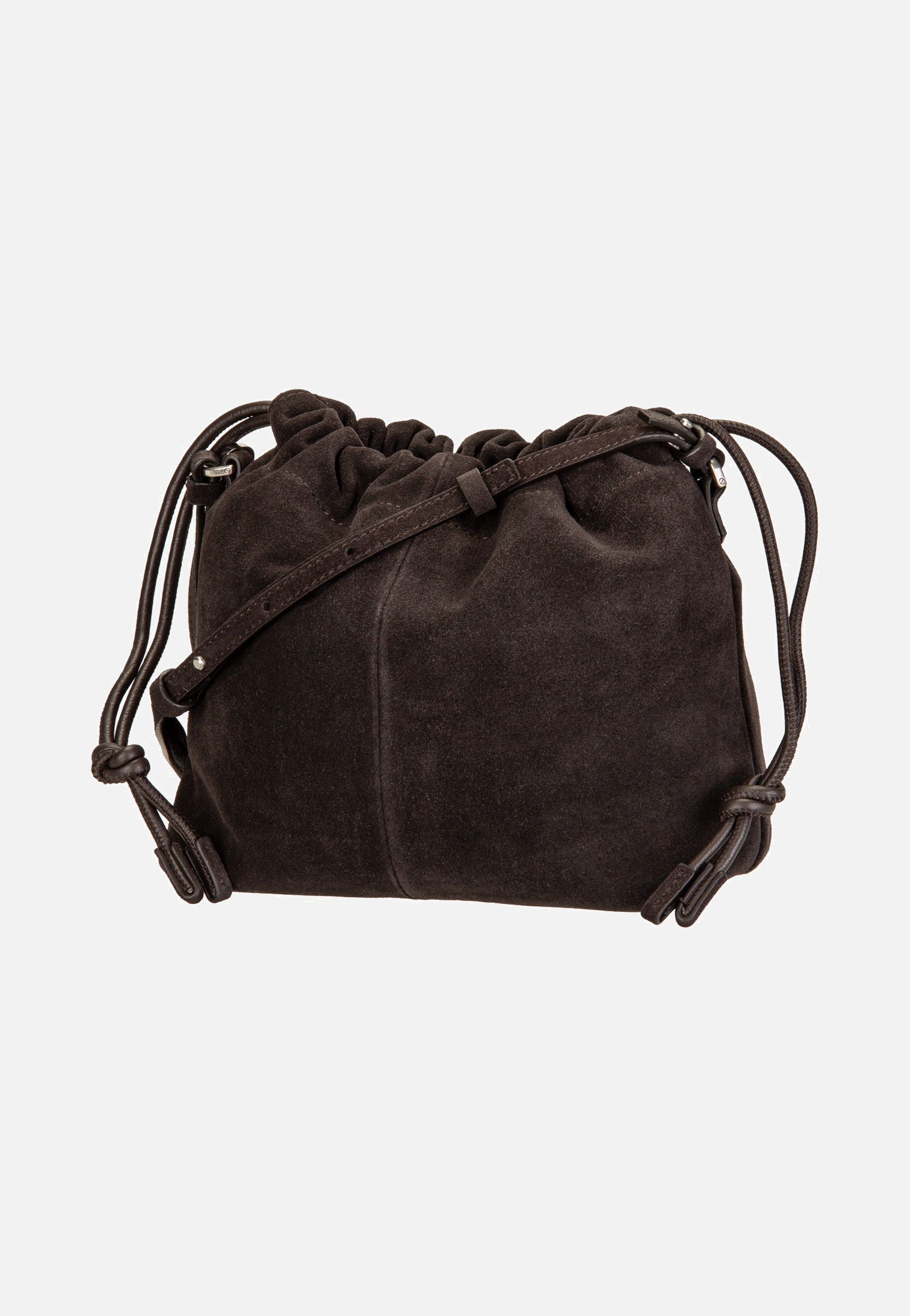 Liebeskind Berlin Lya II Hobo S Hydro Suede Deep Soil Bucket Bag