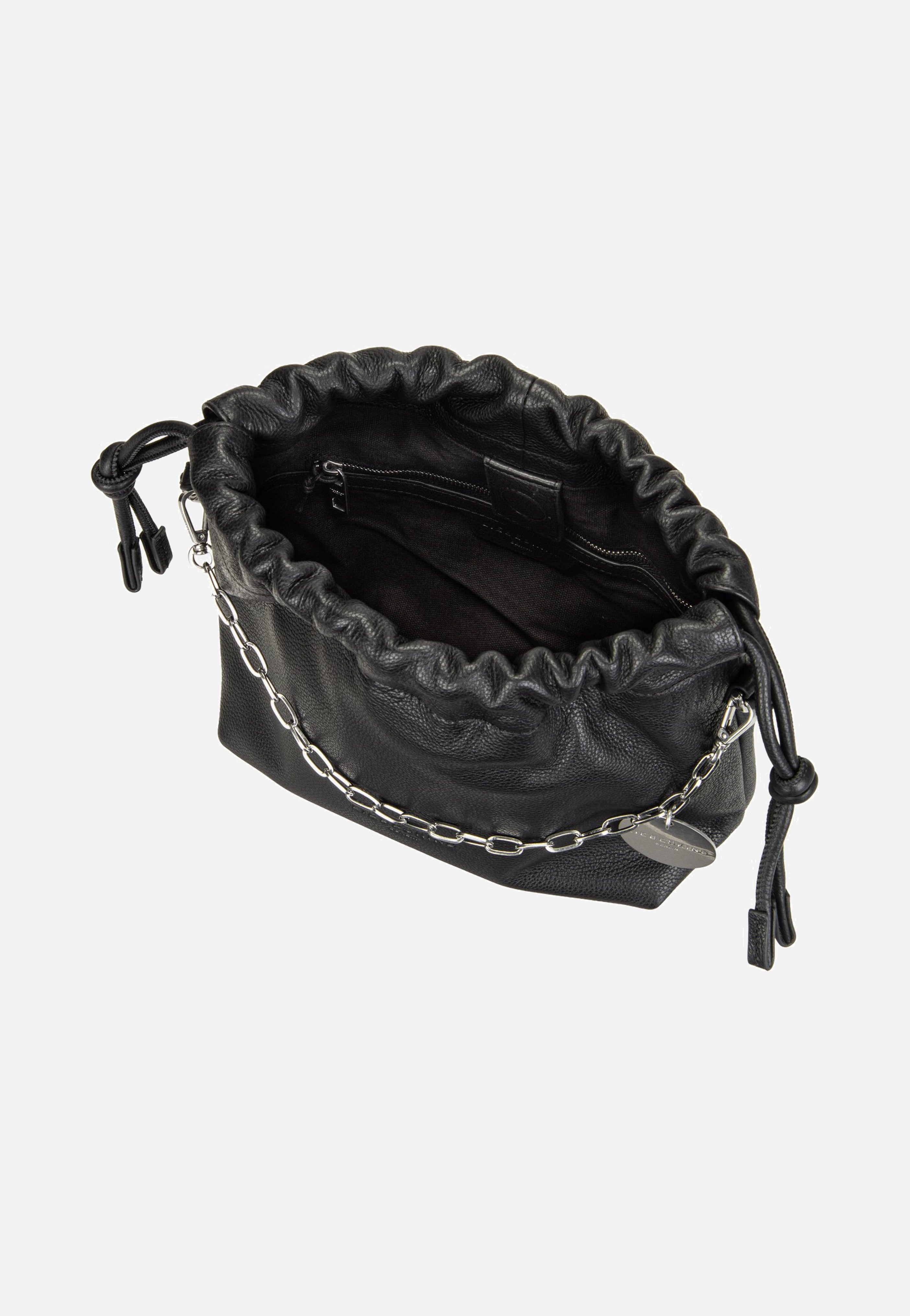 Liebeskind Berlin Lya II Hobo S Small Pebble Black Hobo Bag