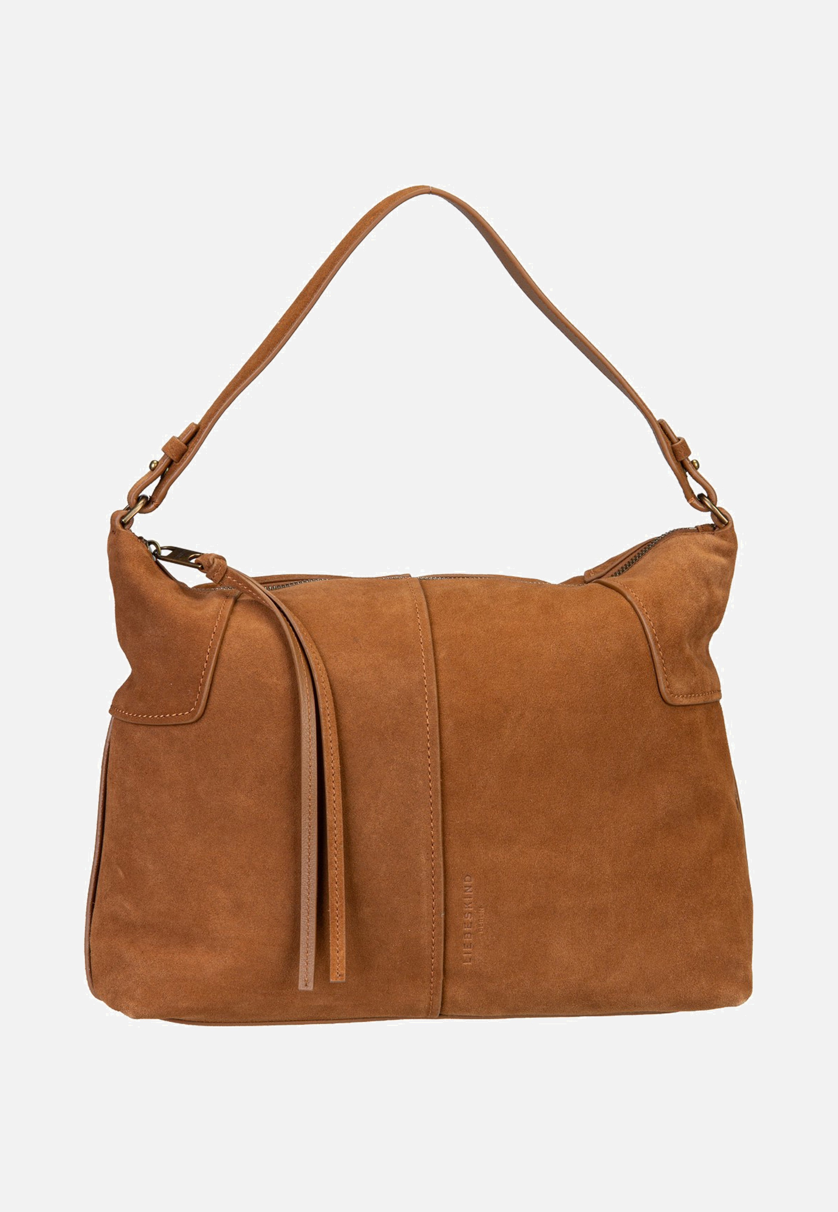 Liebeskind Berlin Mila Hydro Suede Brown Bolso Hobo