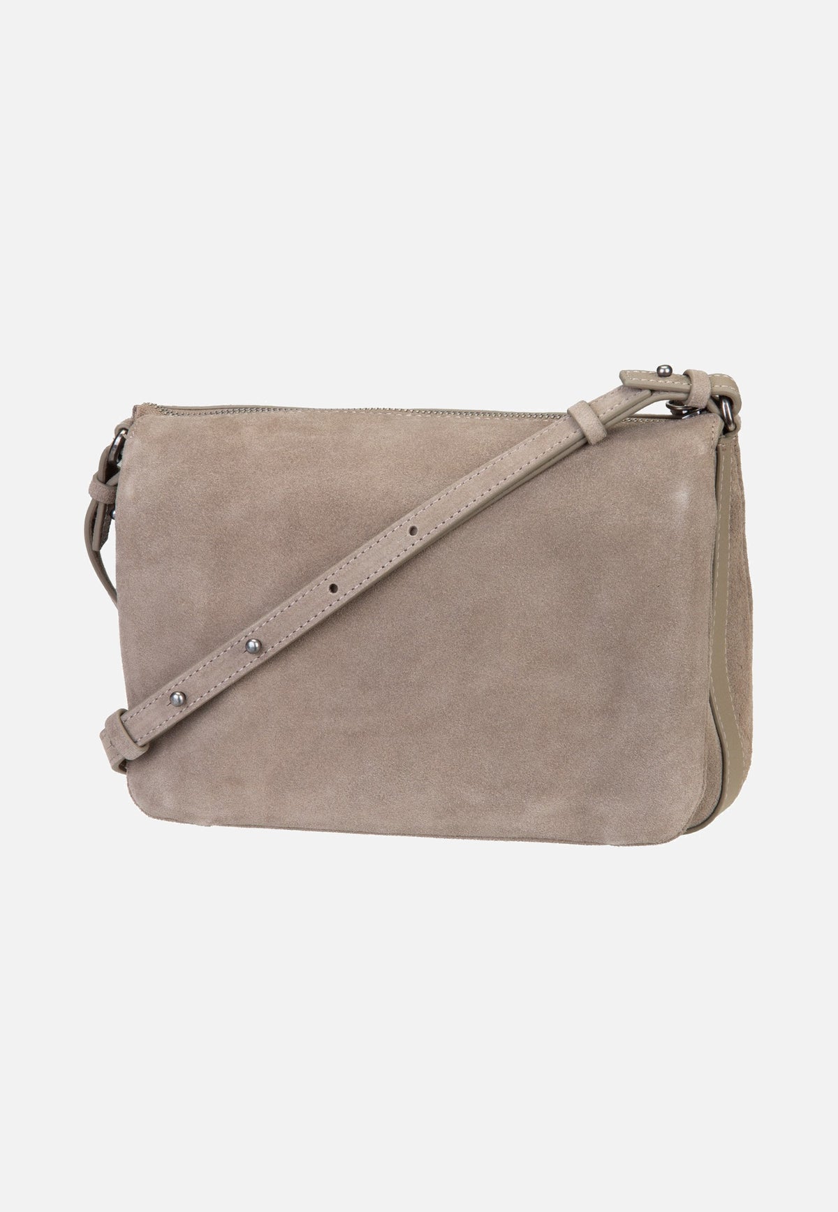 Liebeskind Berlin Nina M Hydro Suede Neutral Grey Sac à bandoulière
