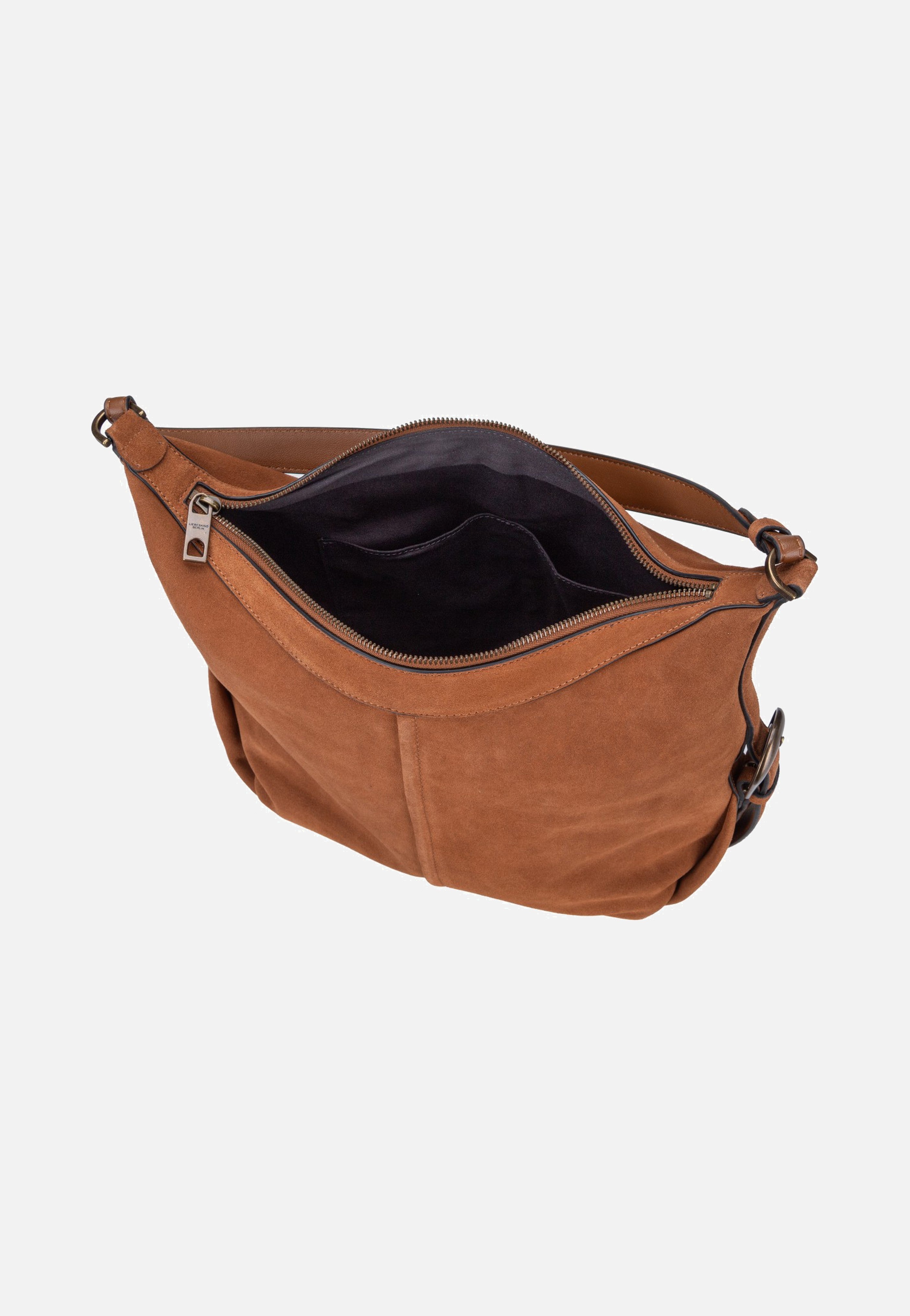 Liebeskind Berlin Paris II Hobo M Hydro Suede Brown Borsa Hobo