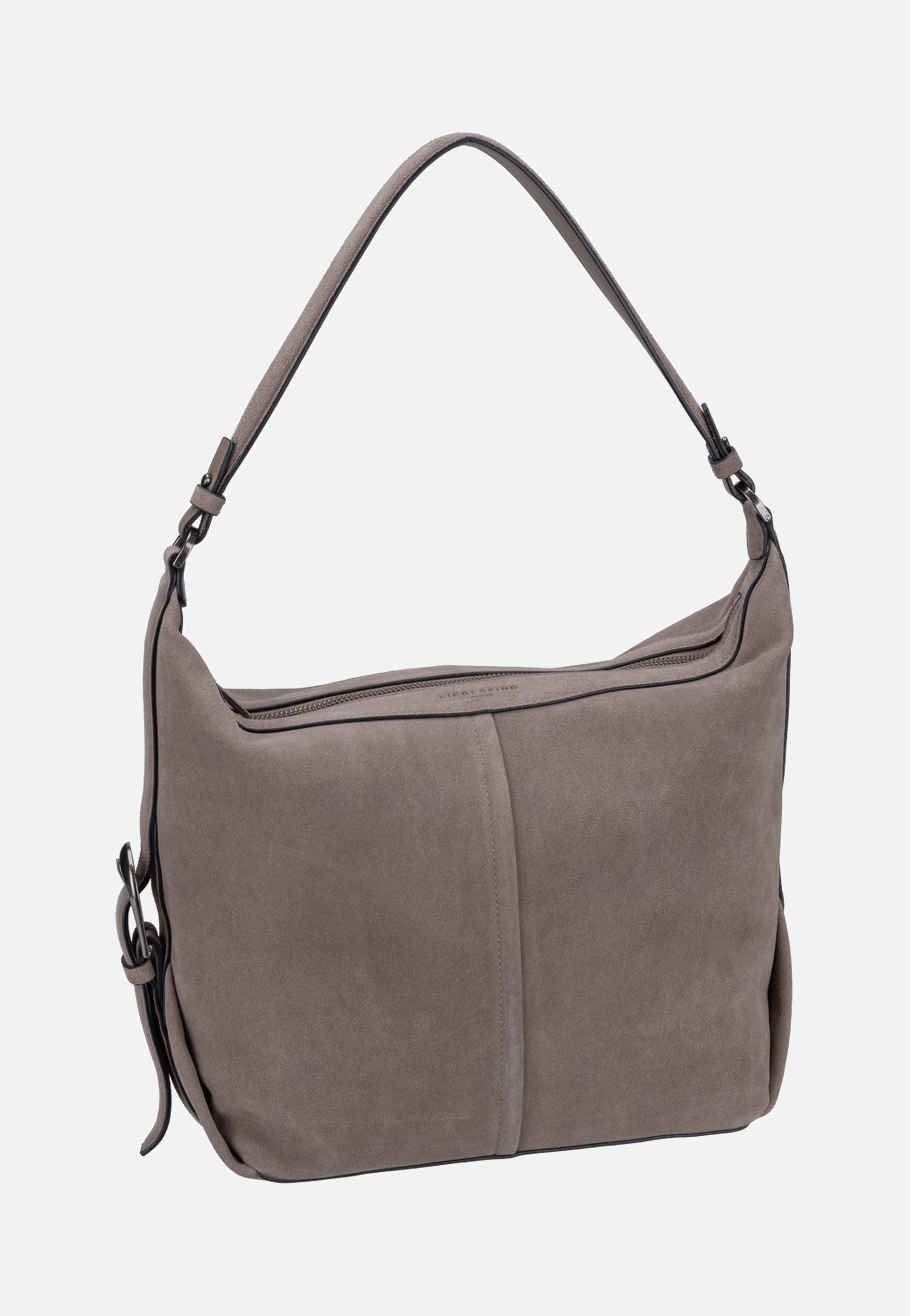 Liebeskind Berlin Paris II Hobo M Hydro Suede Neutral Grey Sac Hobo