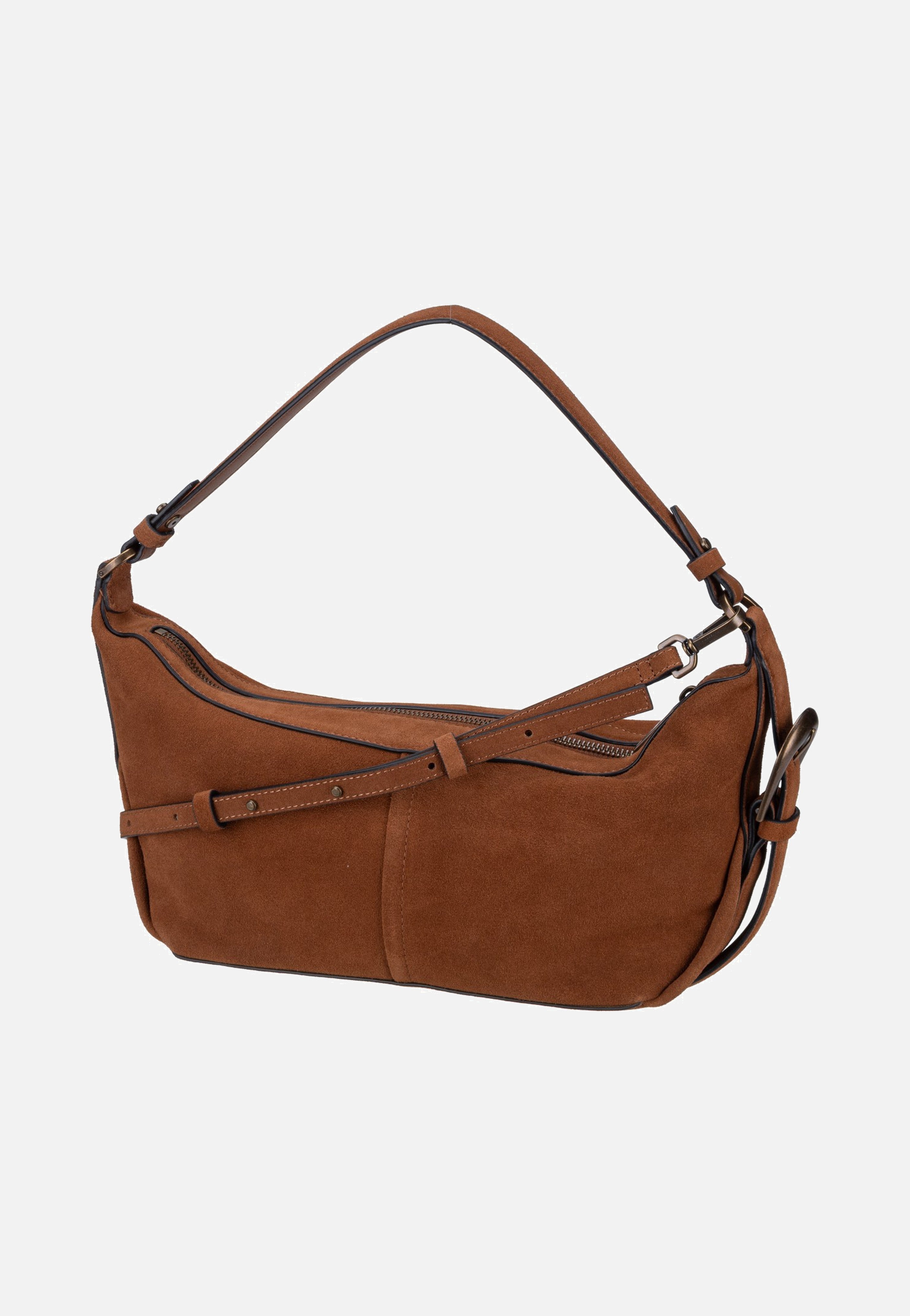 Liebeskind Berlin Paris II Hobo S Hydro Suede Brown Hobo Bag