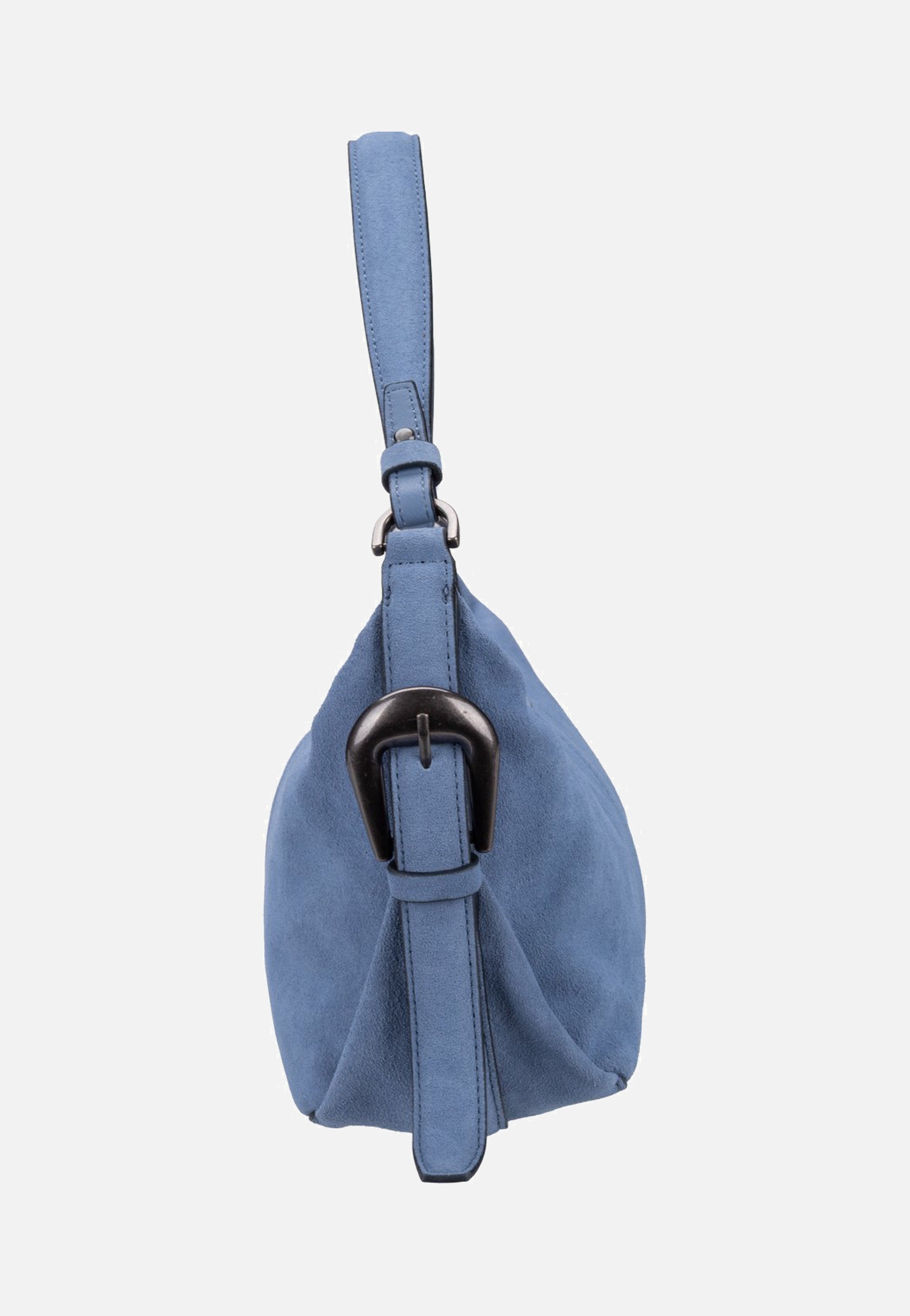 Liebeskind Berlin Paris II Hobo S Hydro Suede Flower Blue Hobo Bag