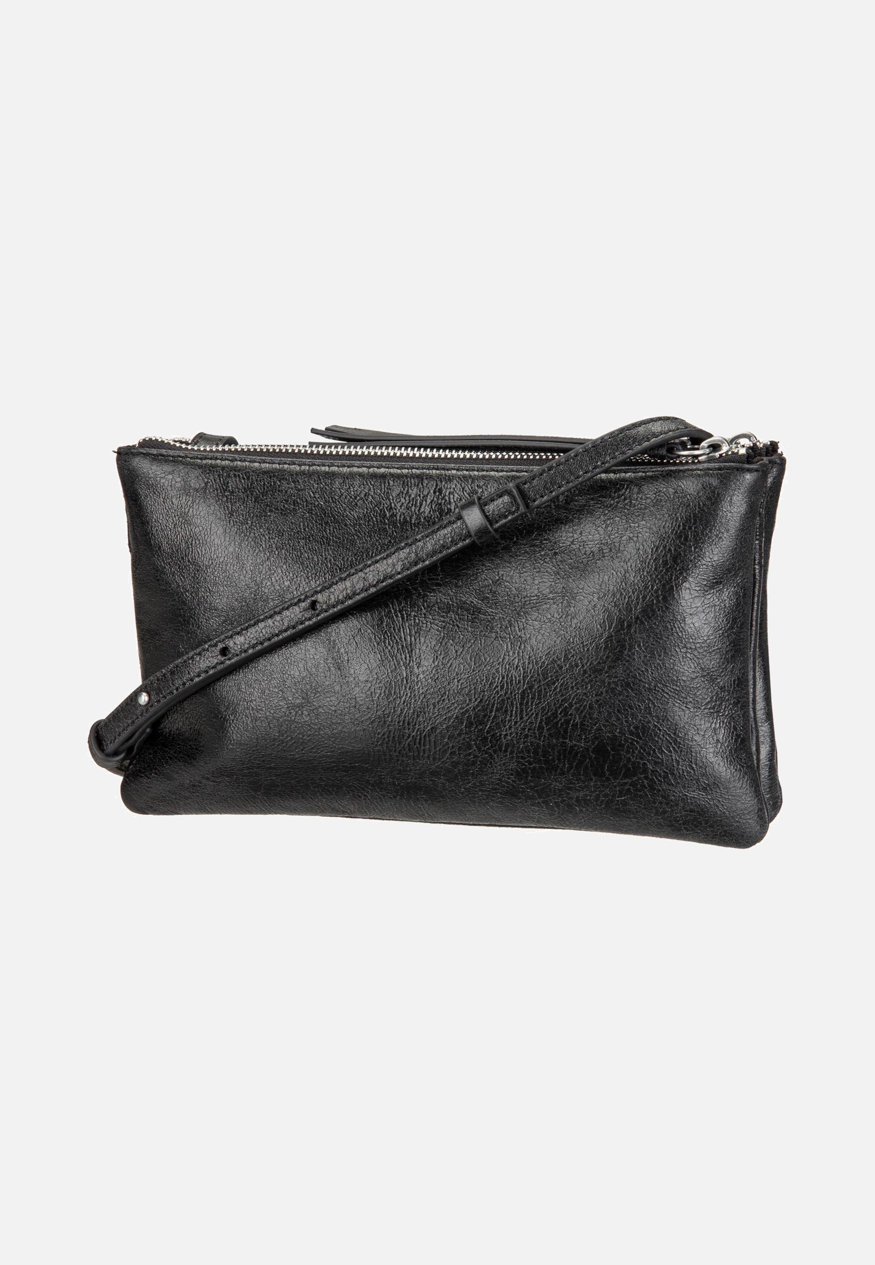 Liebeskind Berlin Zena Crossbody S Double Lamb Crunch Black Crossbody Bag