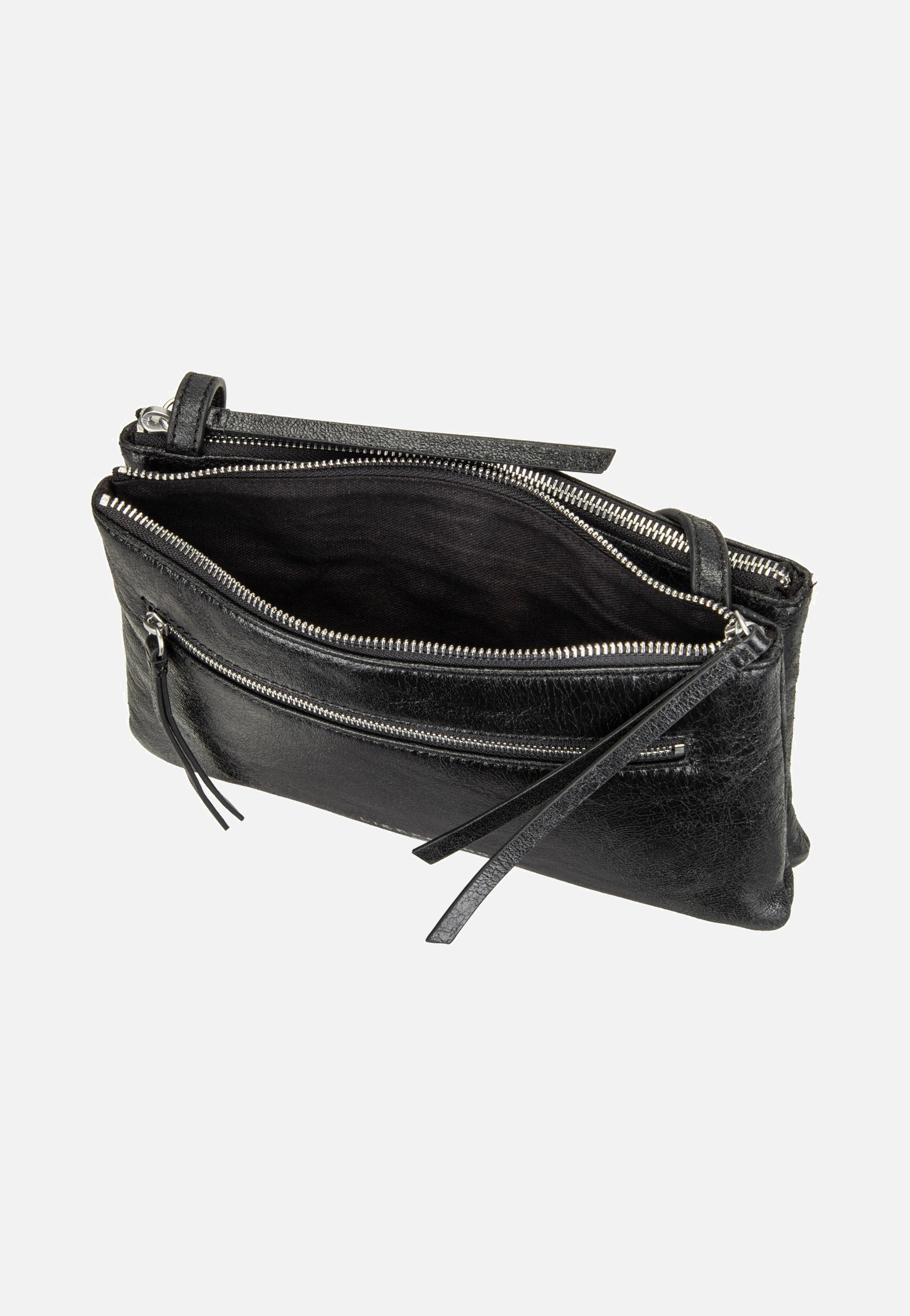 Liebeskind Berlin Zena Crossbody S Double Lamb Crunch Black Crossbody Bag