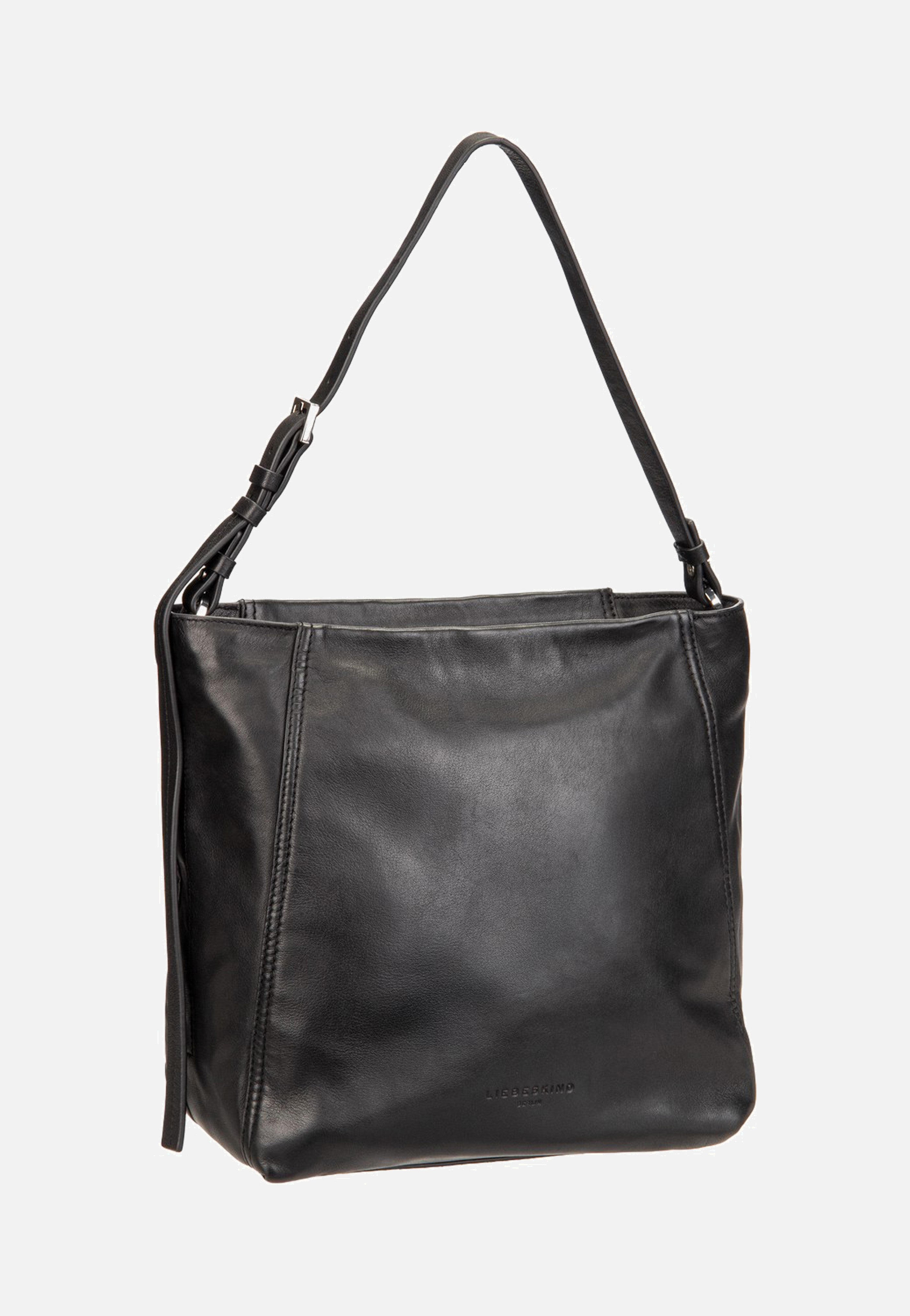 Liebeskind Berlin Chudy Hobo M Sheep Natural Black Hobo Bag