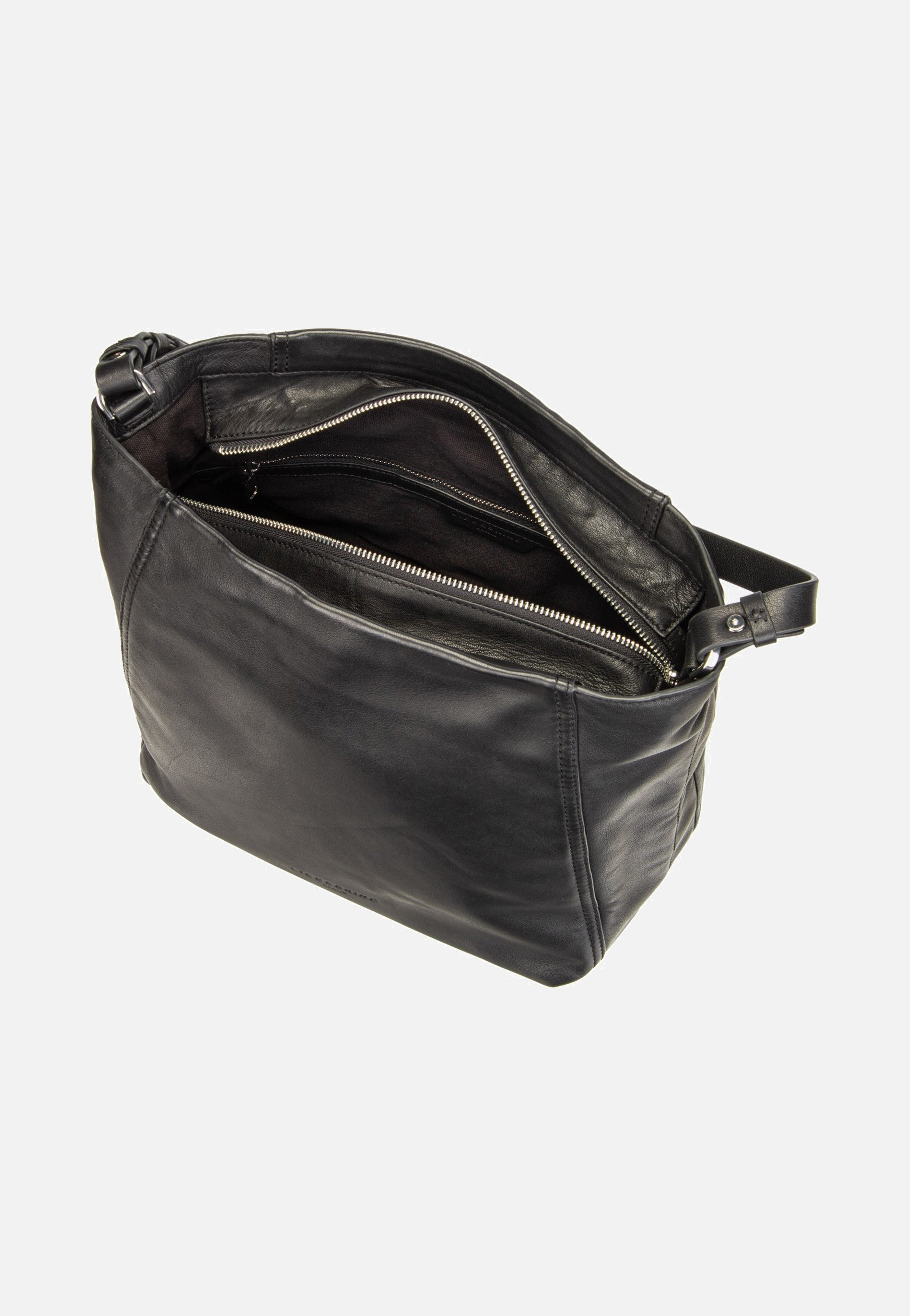 Liebeskind Berlin Chudy Hobo M Sheep Natural Black Hobo Bag
