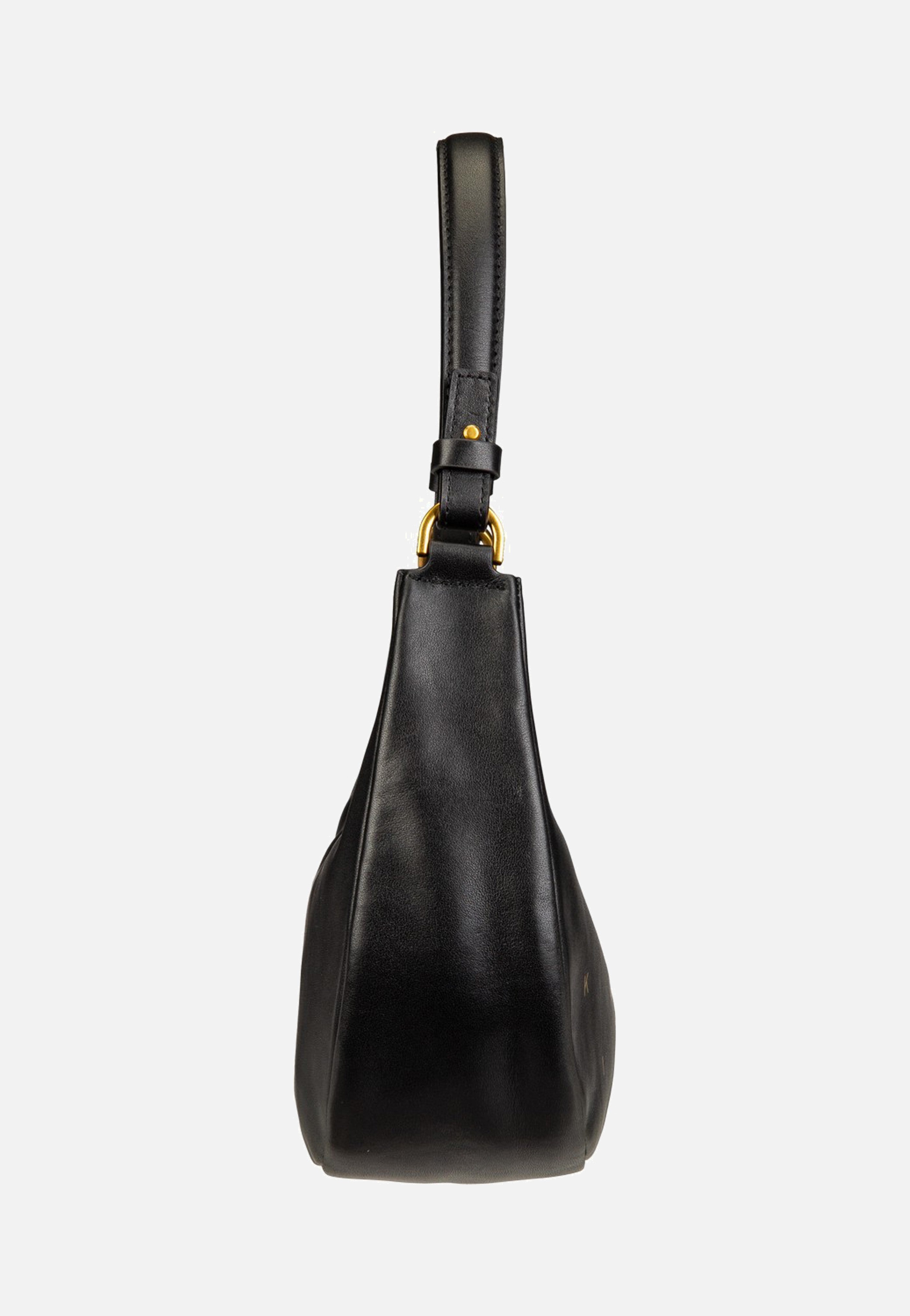Liebeskind Berlin Dancing Letters XS 2169065 Black Hobo Bag