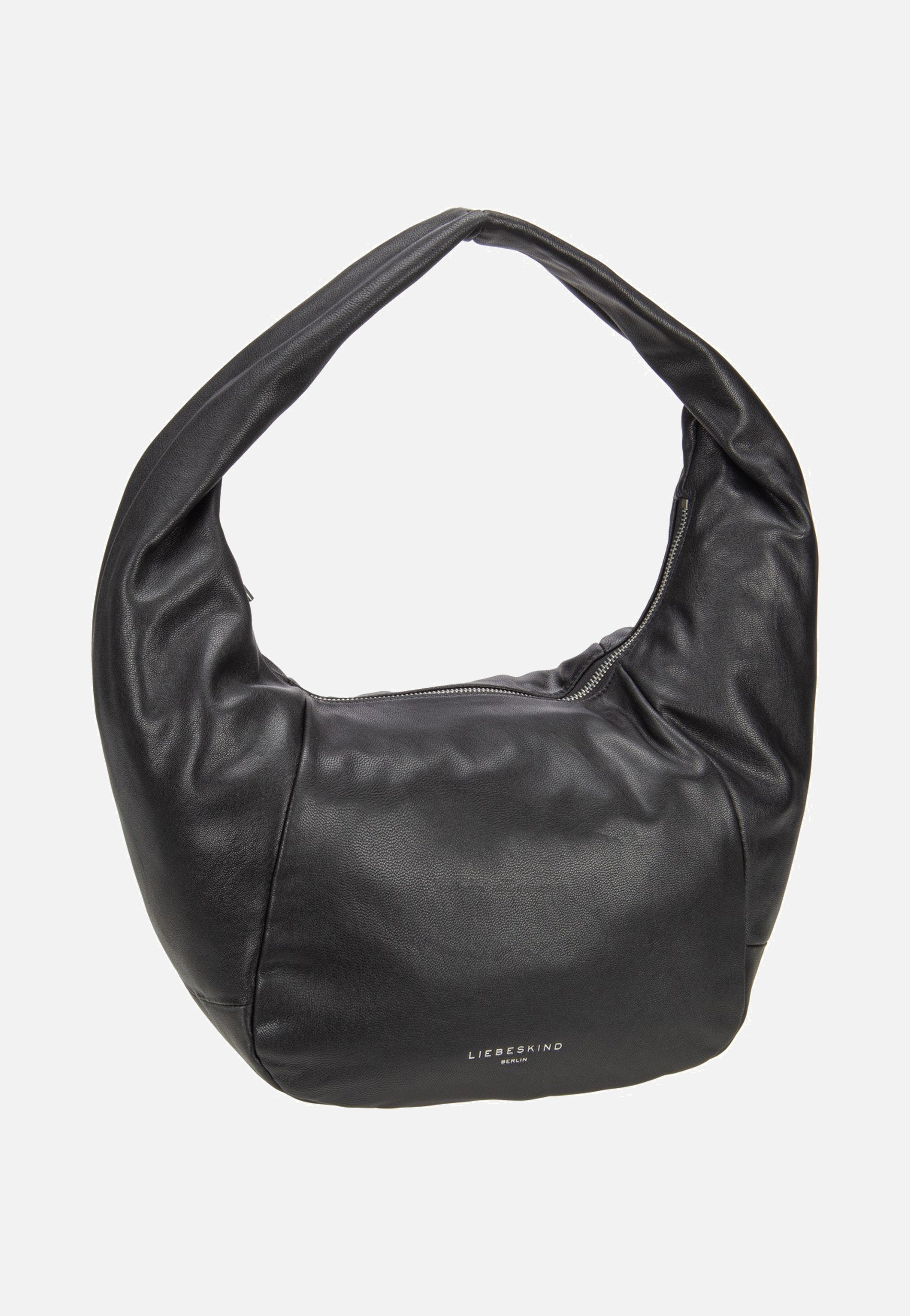 Liebeskind Berlin Farrah Hobo M Vintage Goat Black Hobo Bag
