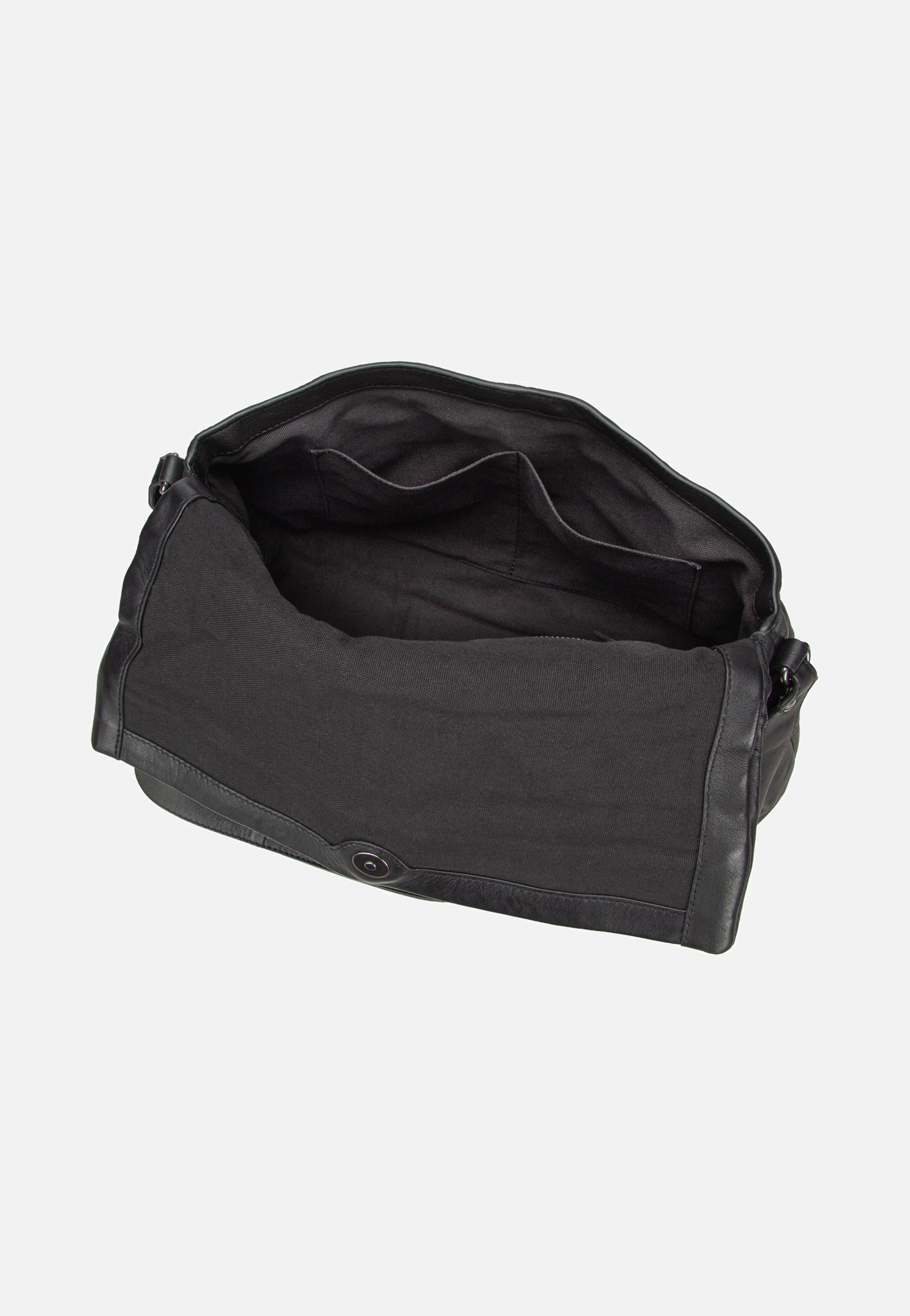Liebeskind Berlin Fiona Hobo M Sheep Natural Black Hobo Bag