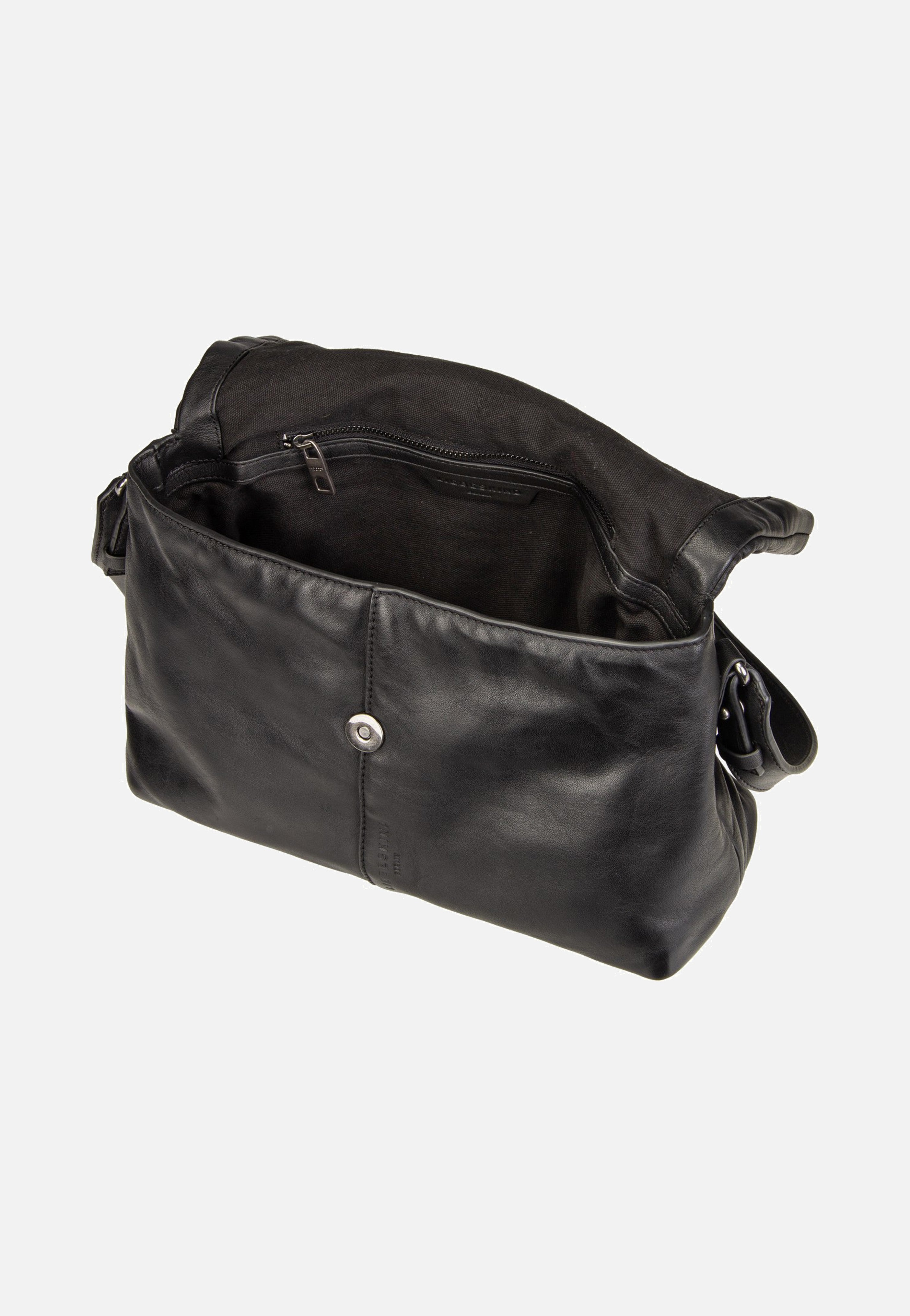 Liebeskind Berlin Fiona Hobo Sheep Natural Black Hobo Bag