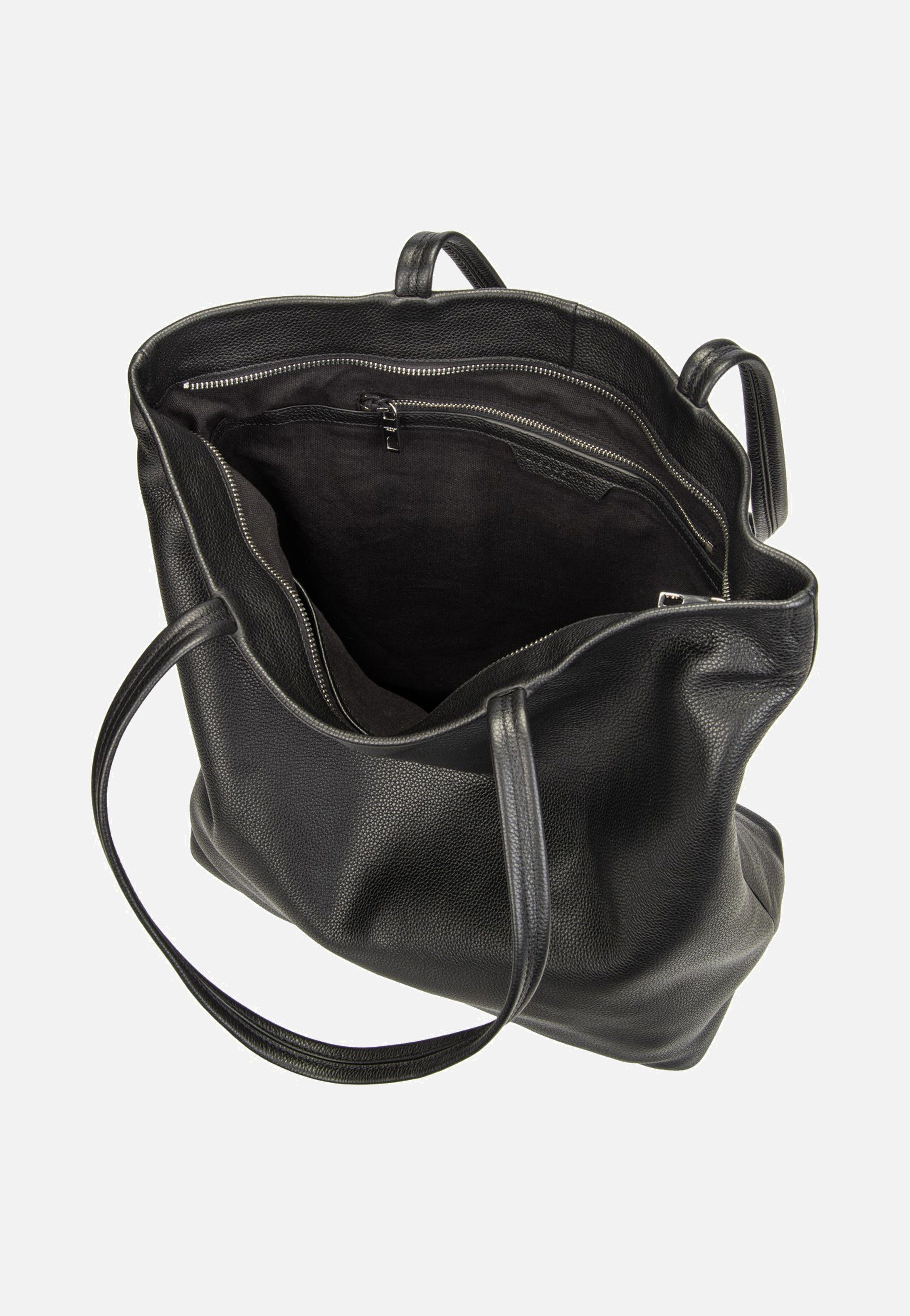 Liebeskind Berlin Hera II Tote L Small Pebble Black Tote Bag