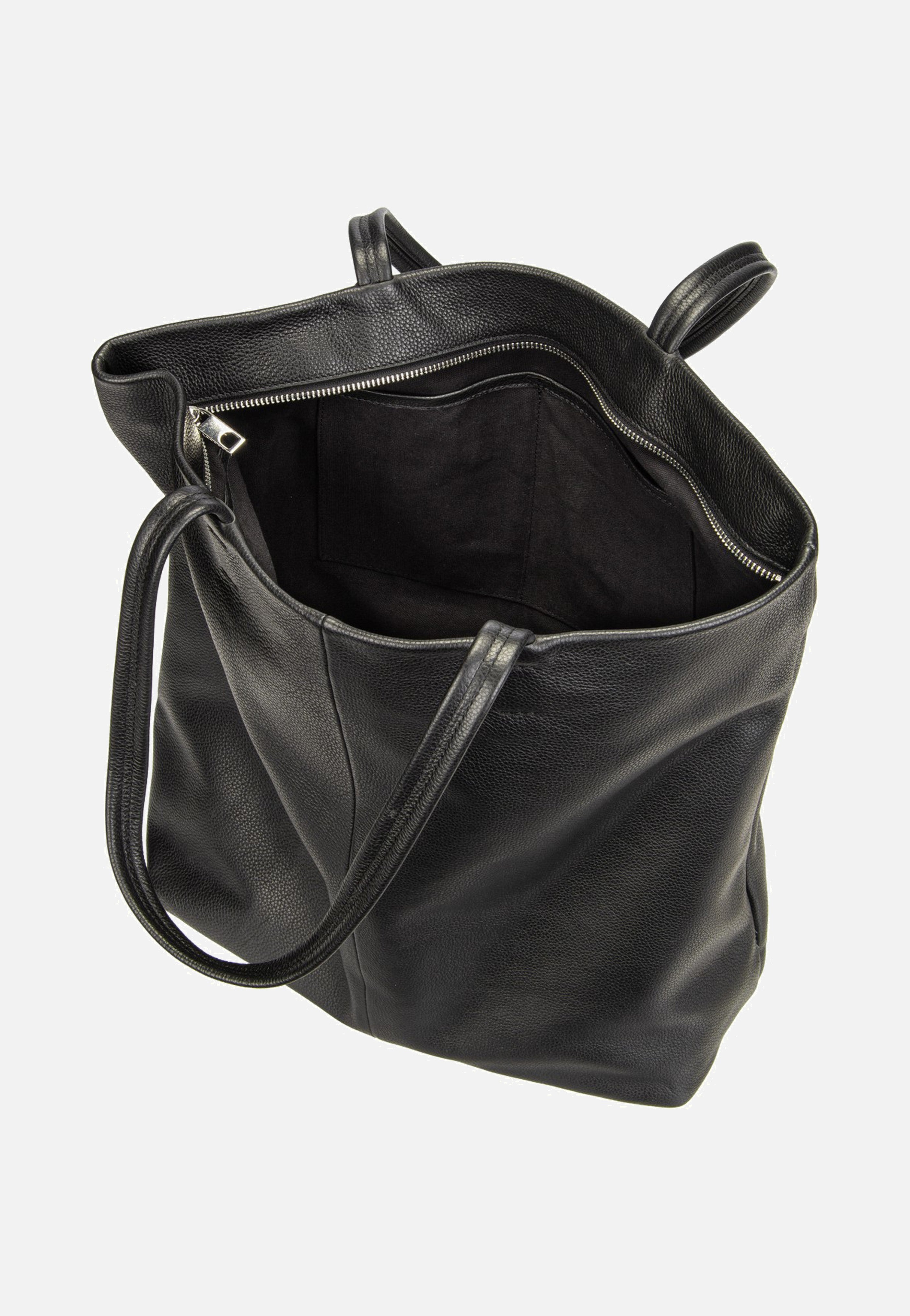 Liebeskind Berlin Hera II Tote L Small Pebble Black Tote Bag