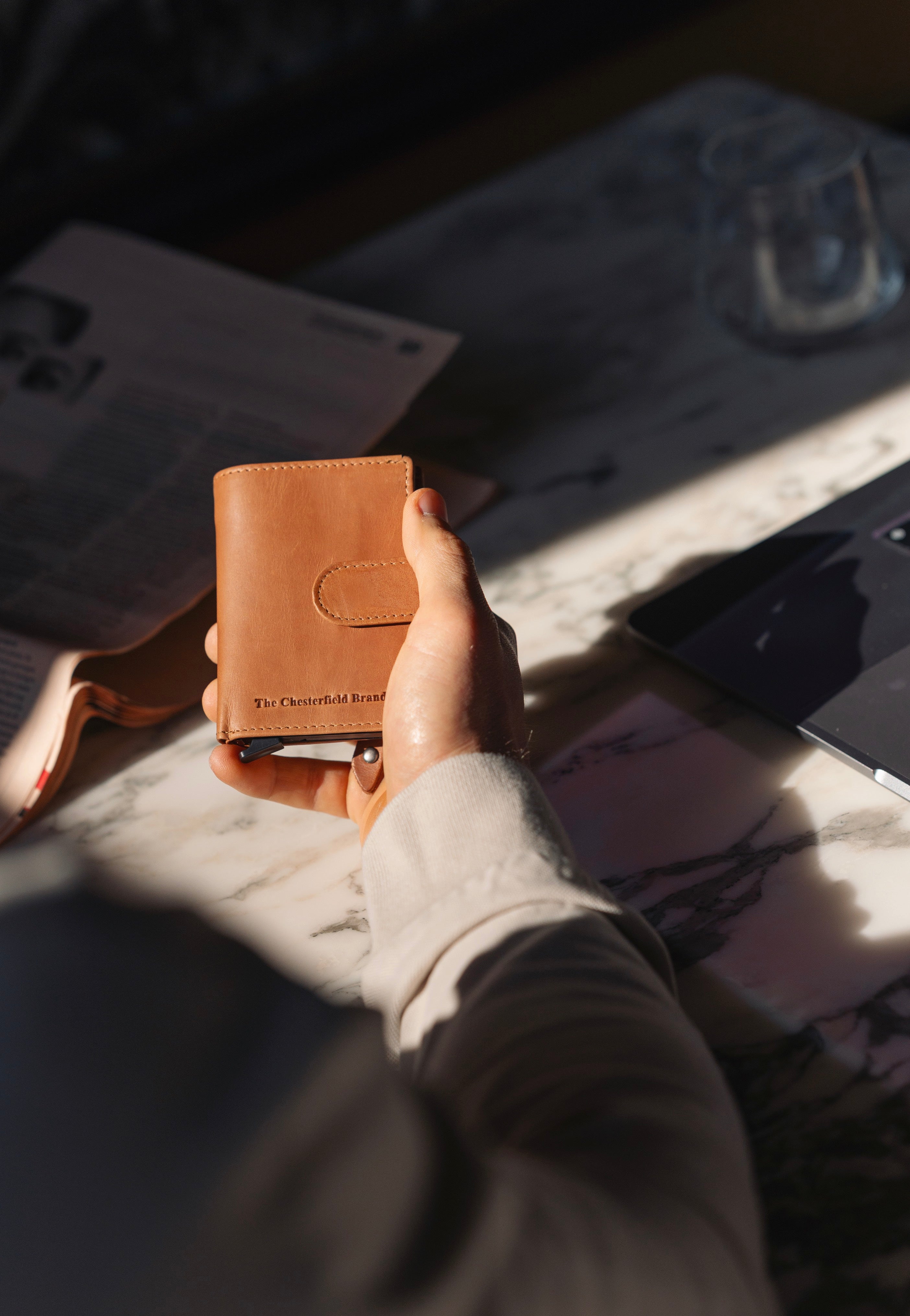 The Chesterfield Brand Loughton 0381 Cognac Wallet