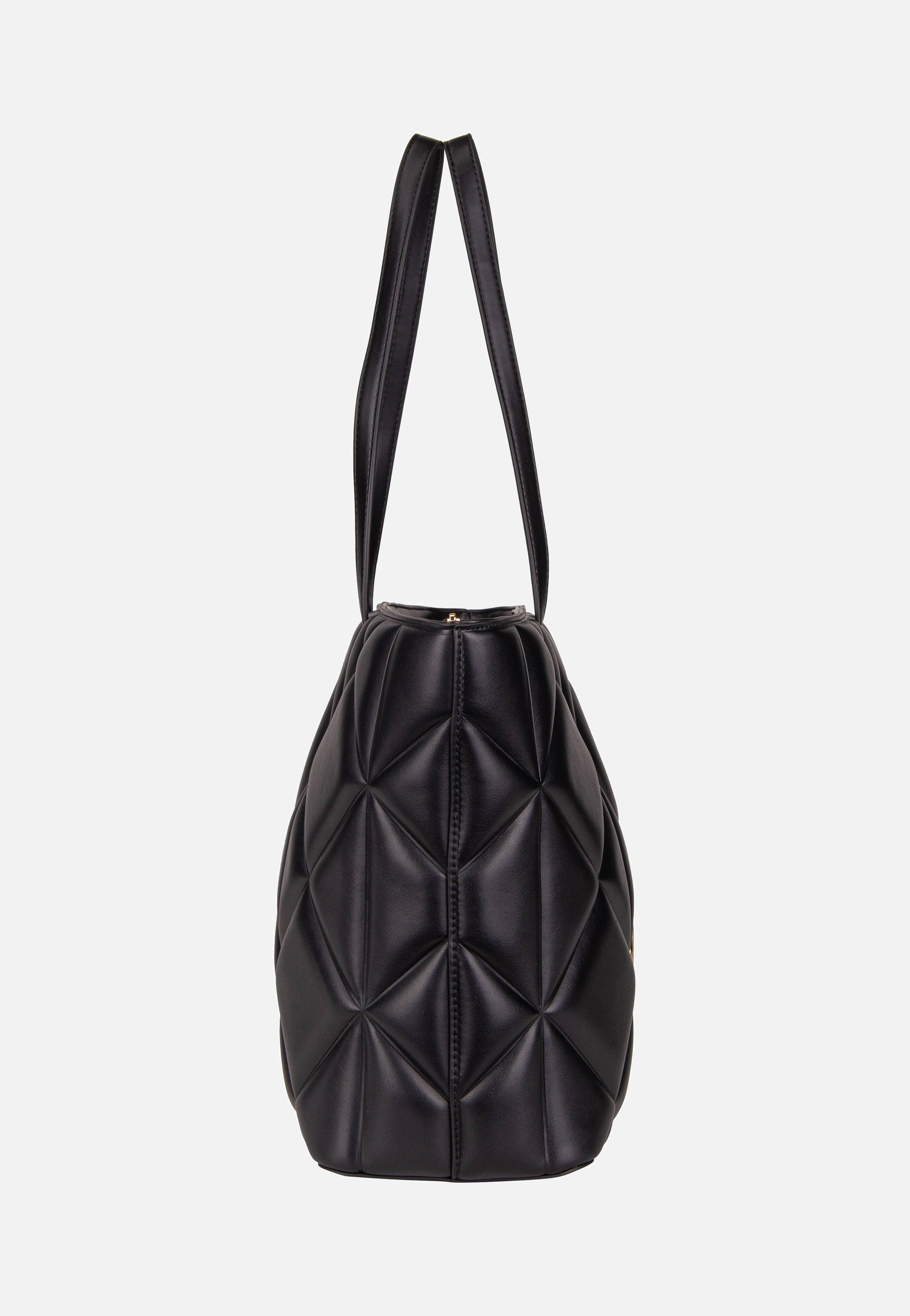 Love Moschino - Embossed Q 4120 Black - Shopper | Women-Image
