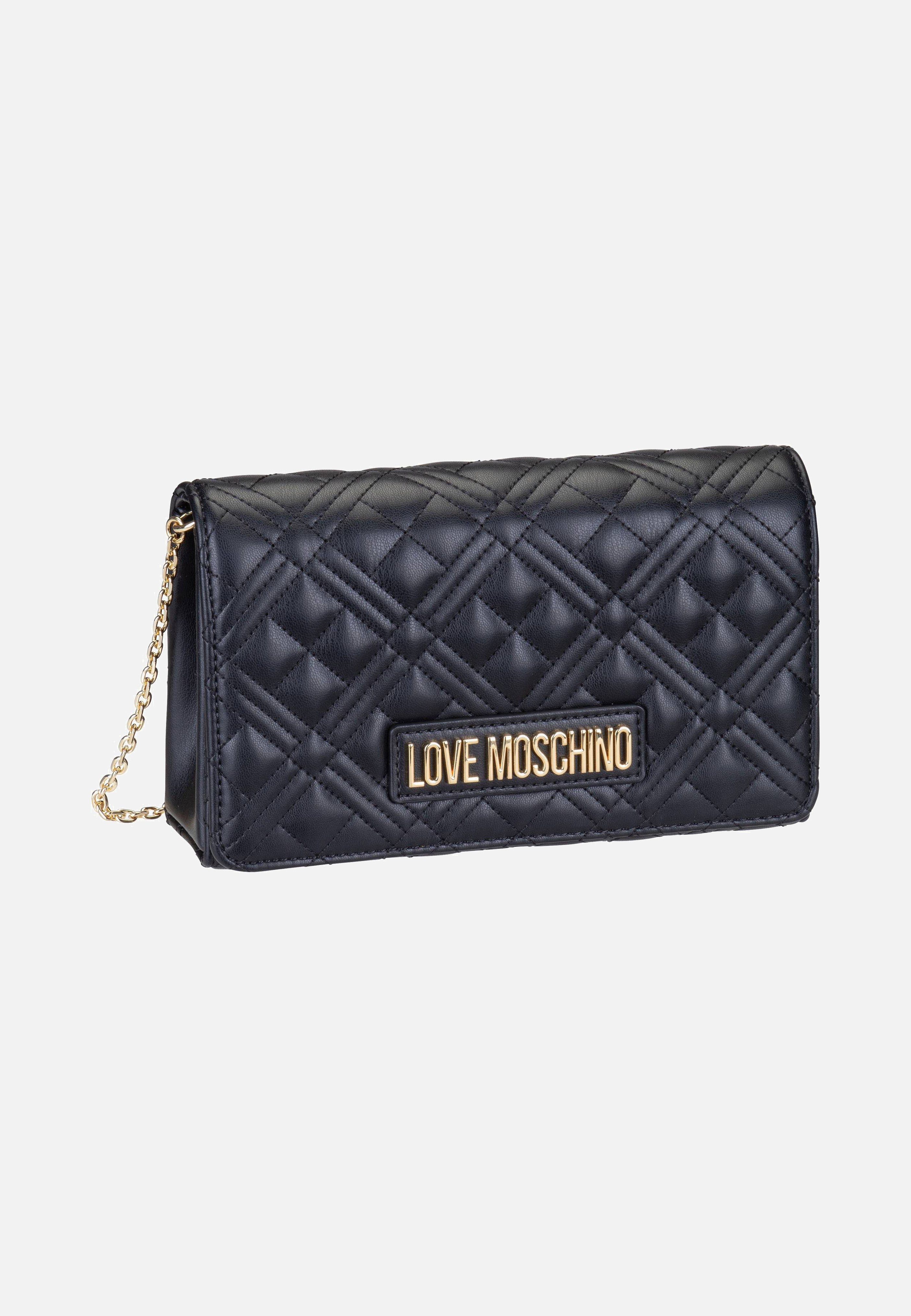Love Moschino Smart Daily Bag 4097 Black Galvanica Oro Crossbody Bag