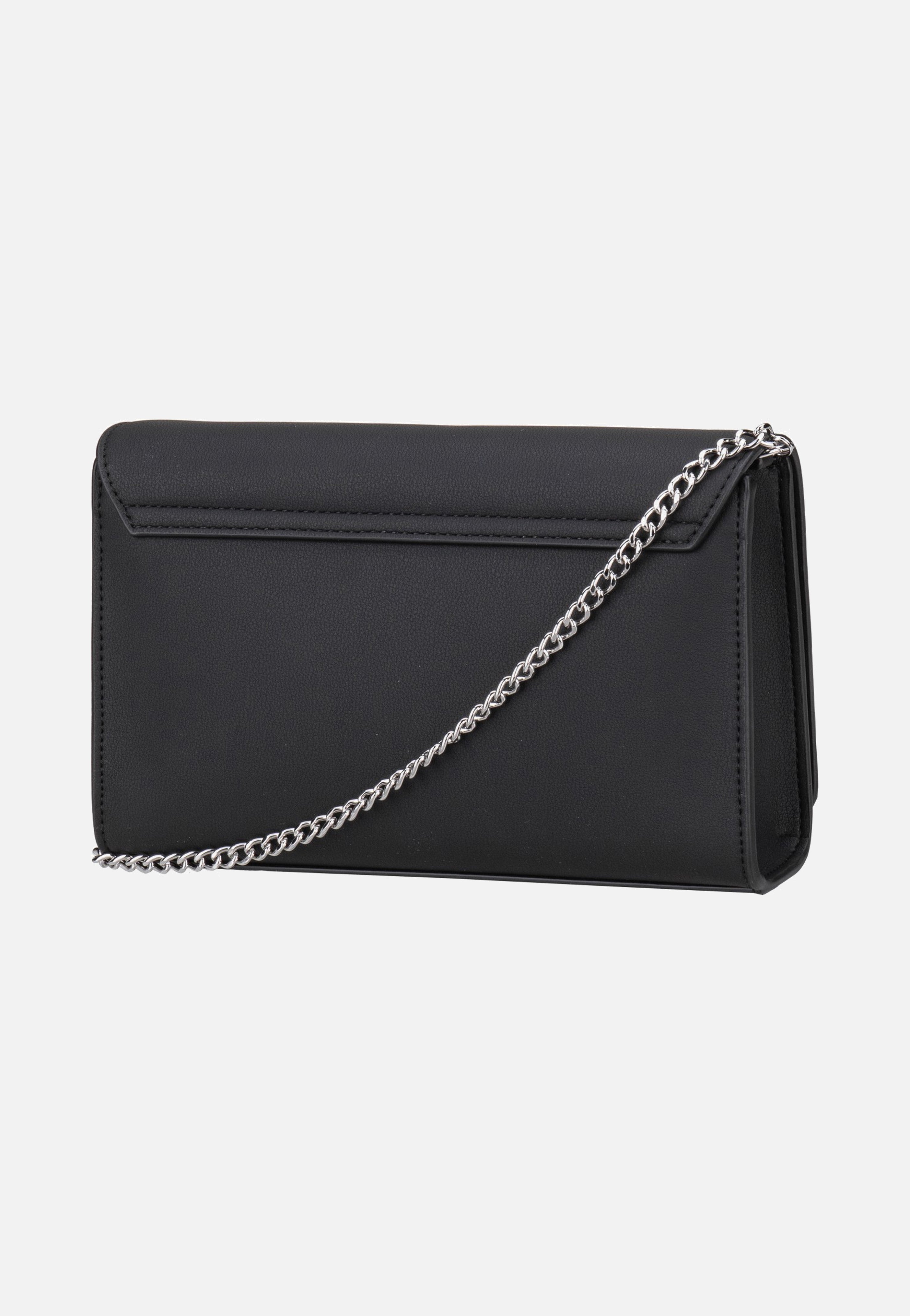 Love Moschino Bold Love 4103 Black/Silver Evening Bag