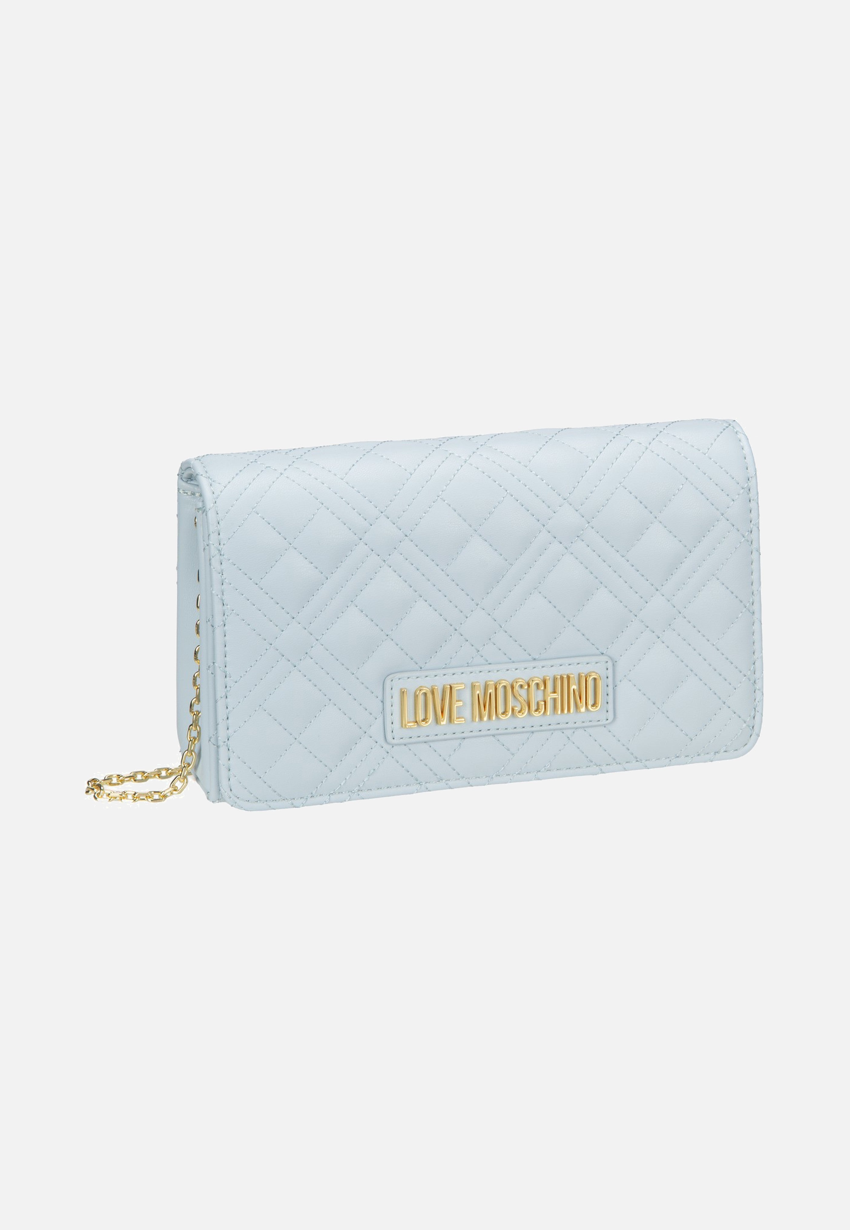 Love Moschino Quilted Bag 4079 Sky Blue Evening Bag