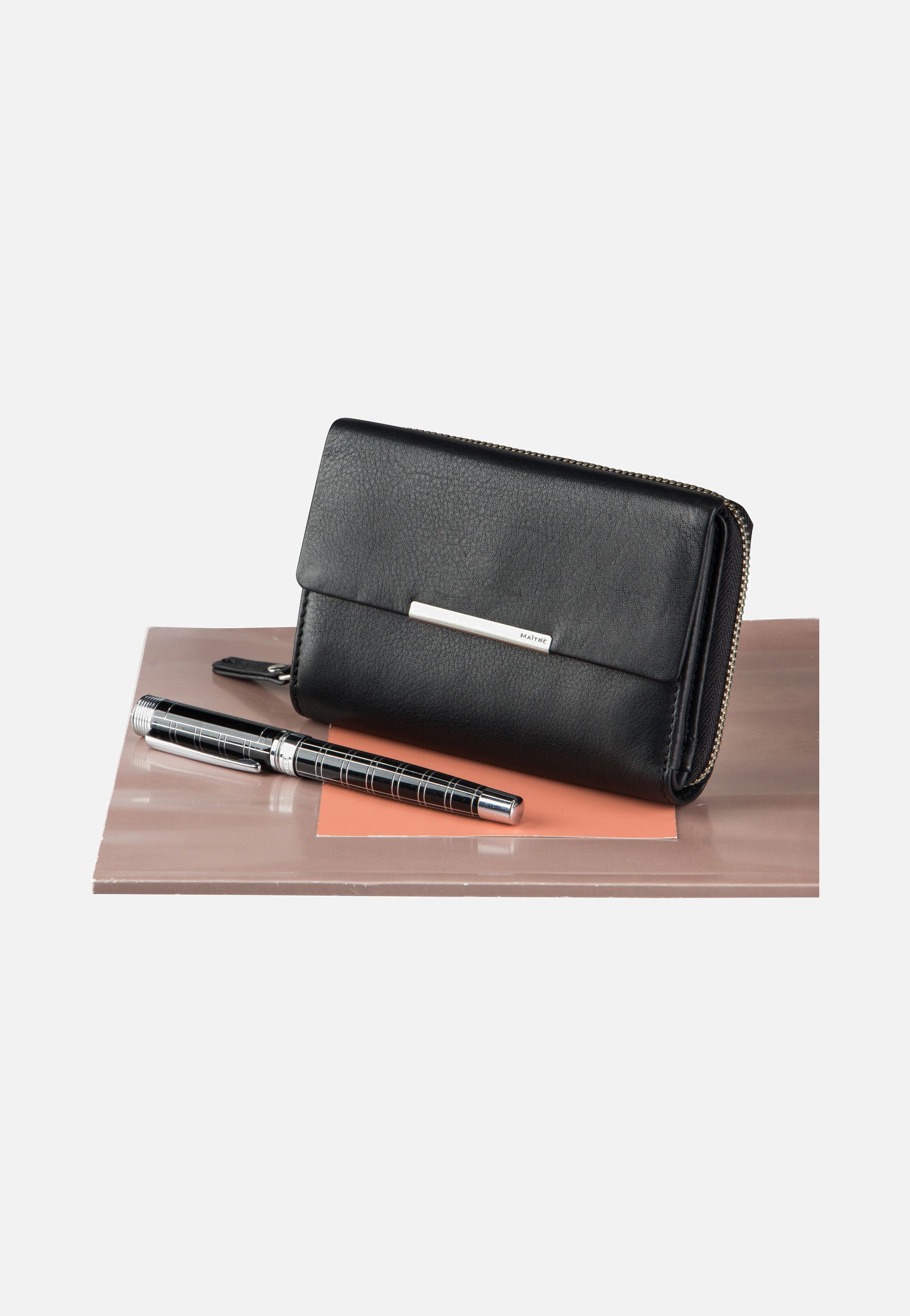 Maître Belg Dagrete Purse MH14FZ Black Wallet