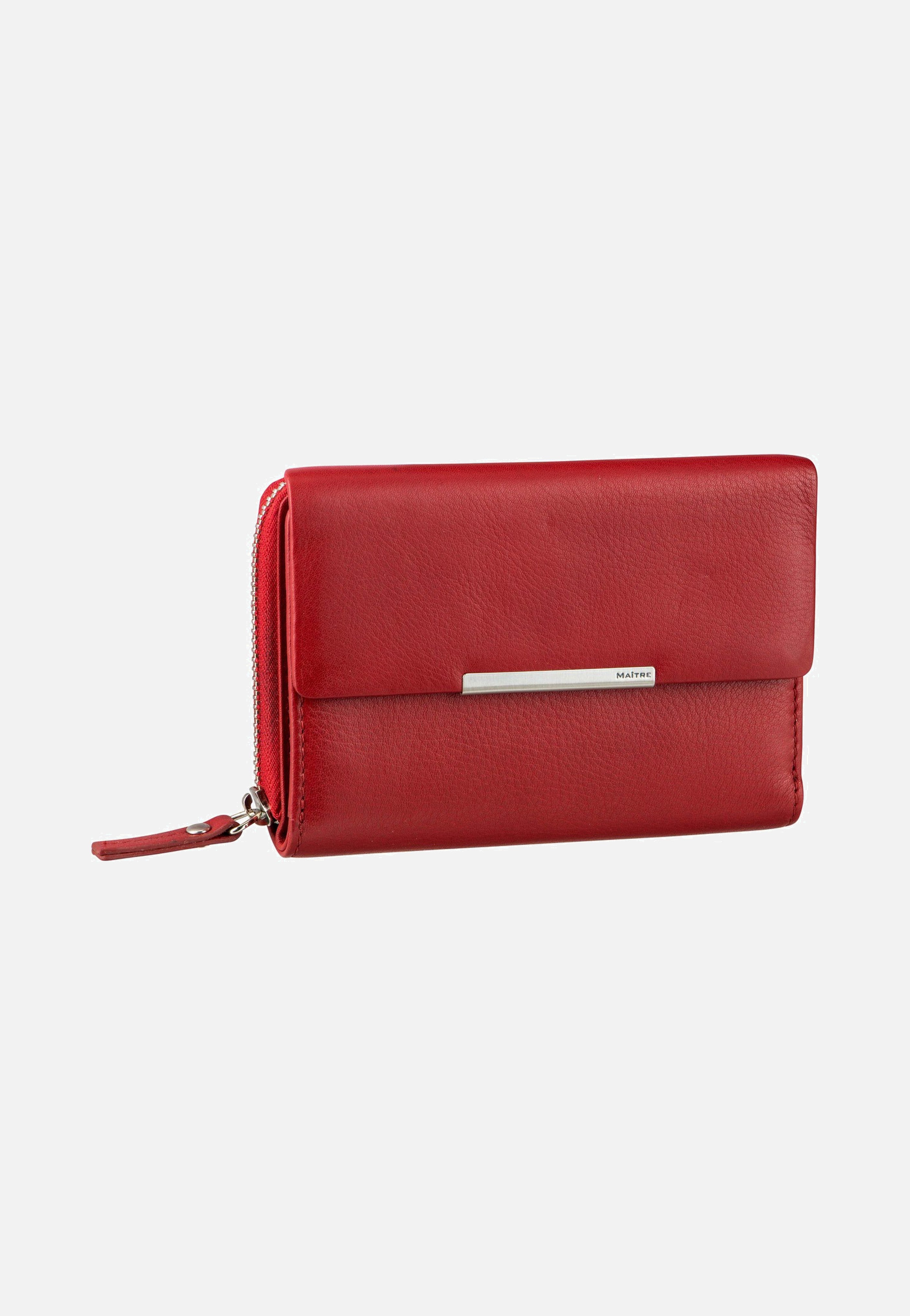 Maître Belg Dagrete Purse MH14FZ Red Wallet