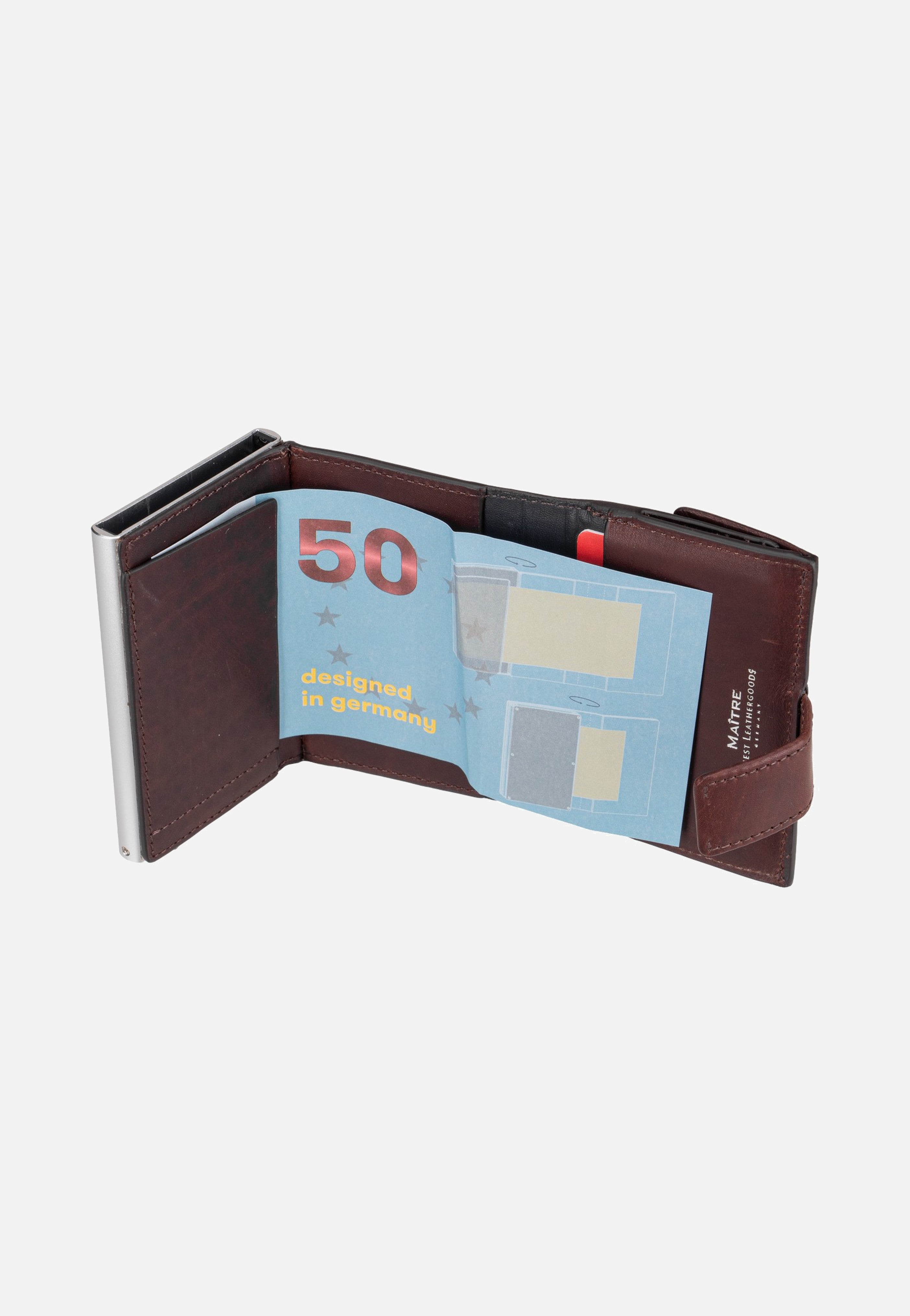 Maître - Birkheim C-Three E-Cage SV8 Darkbrown - Wallet | Men-Image