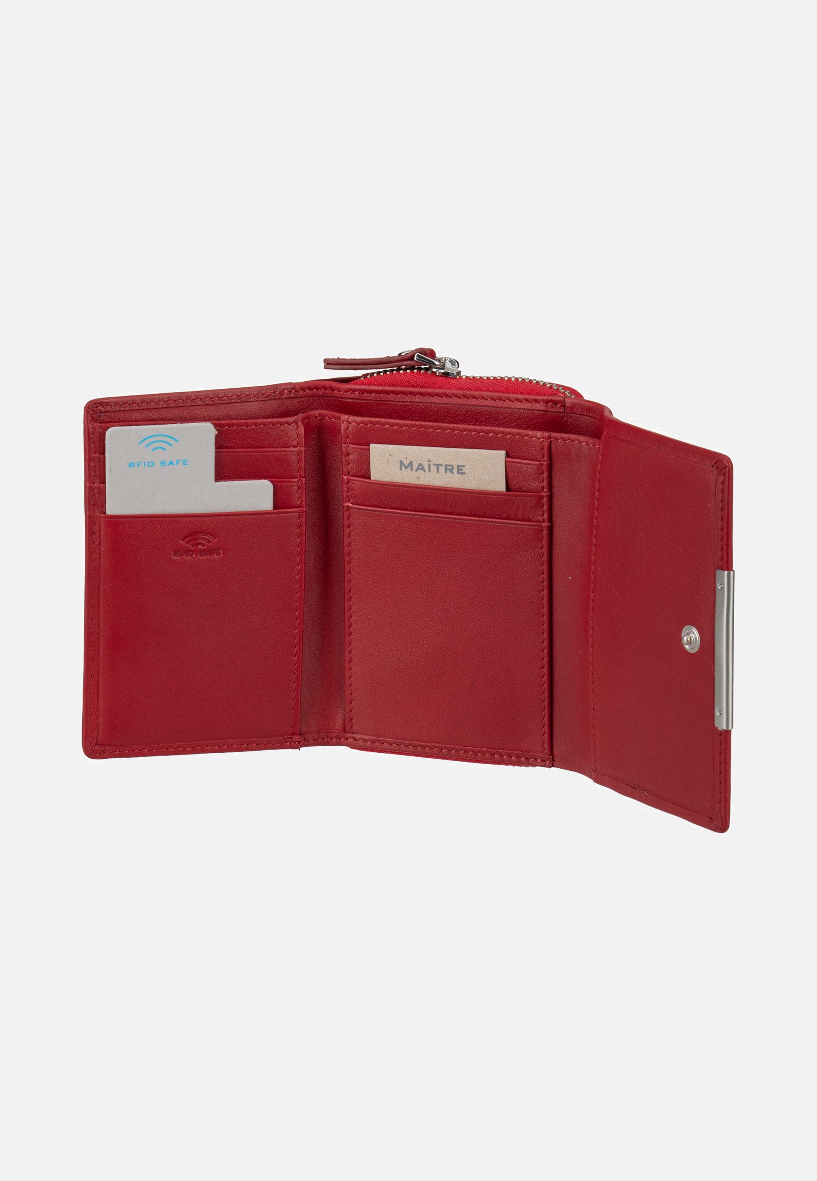 Maître Belg Dagrete SH6FZ Red Wallet