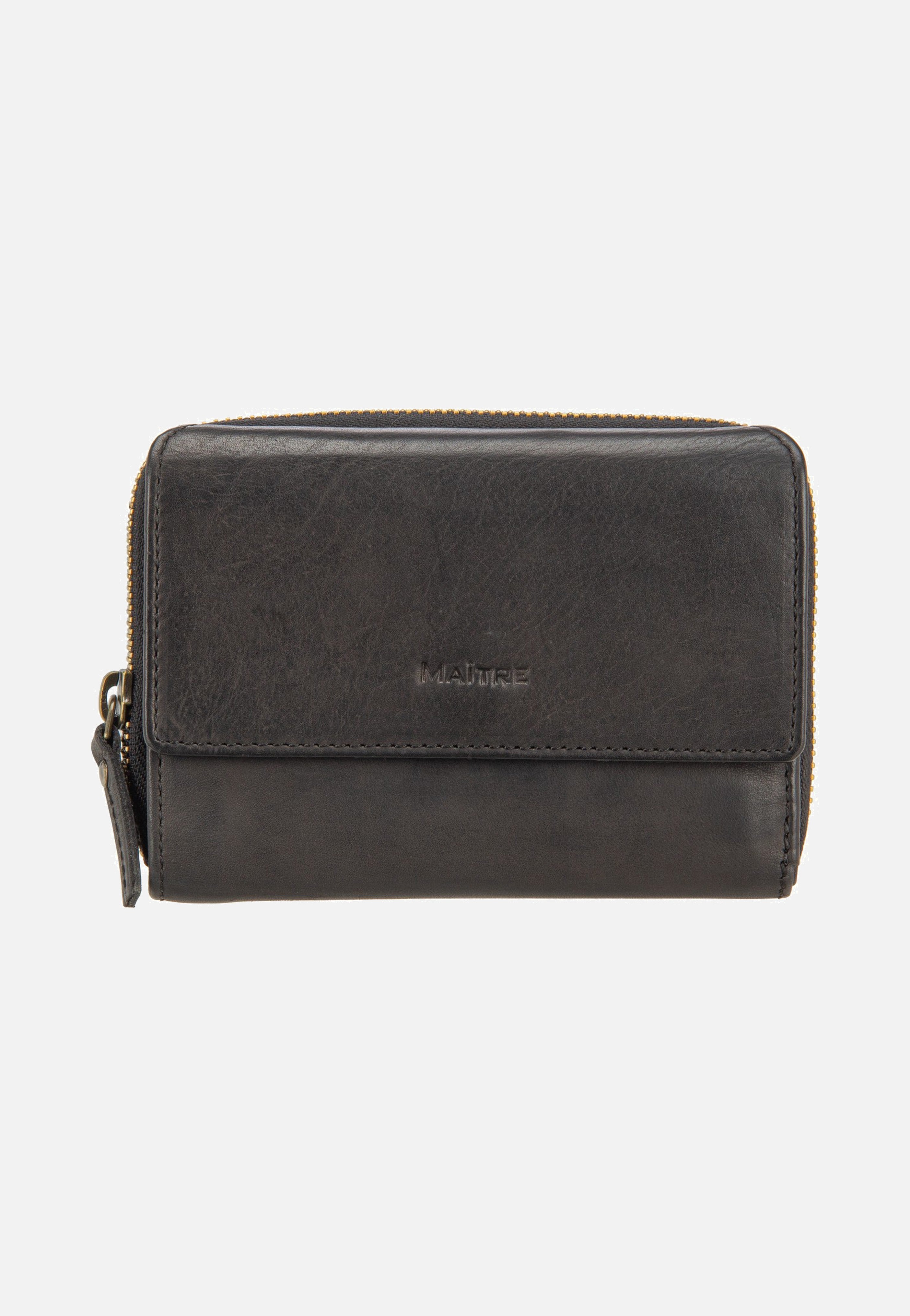 Maître Forst Dagrete Purse MH14FZ Black Wallet
