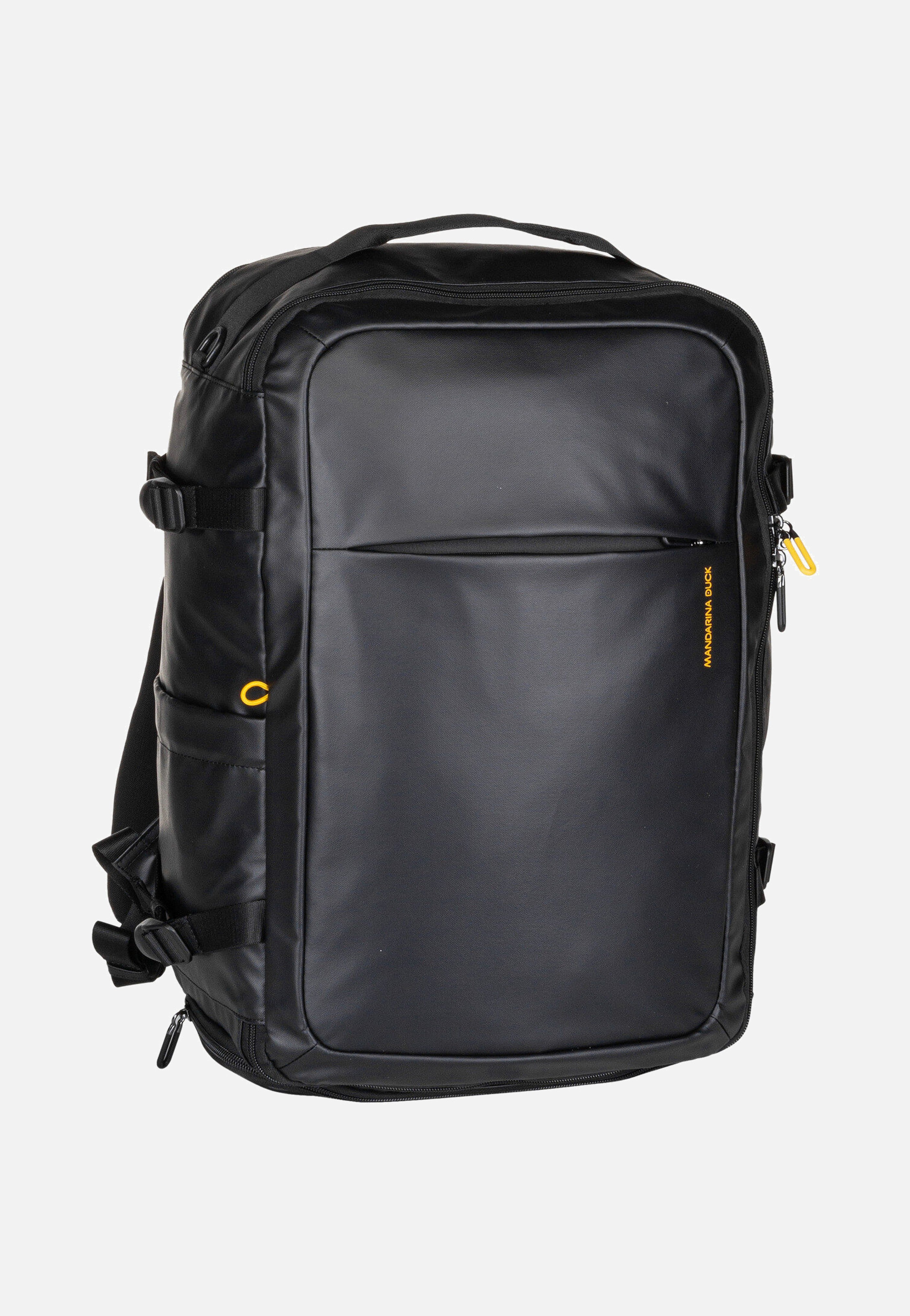 Mandarina Duck Eco Coated OST06 Black Travel Backpack