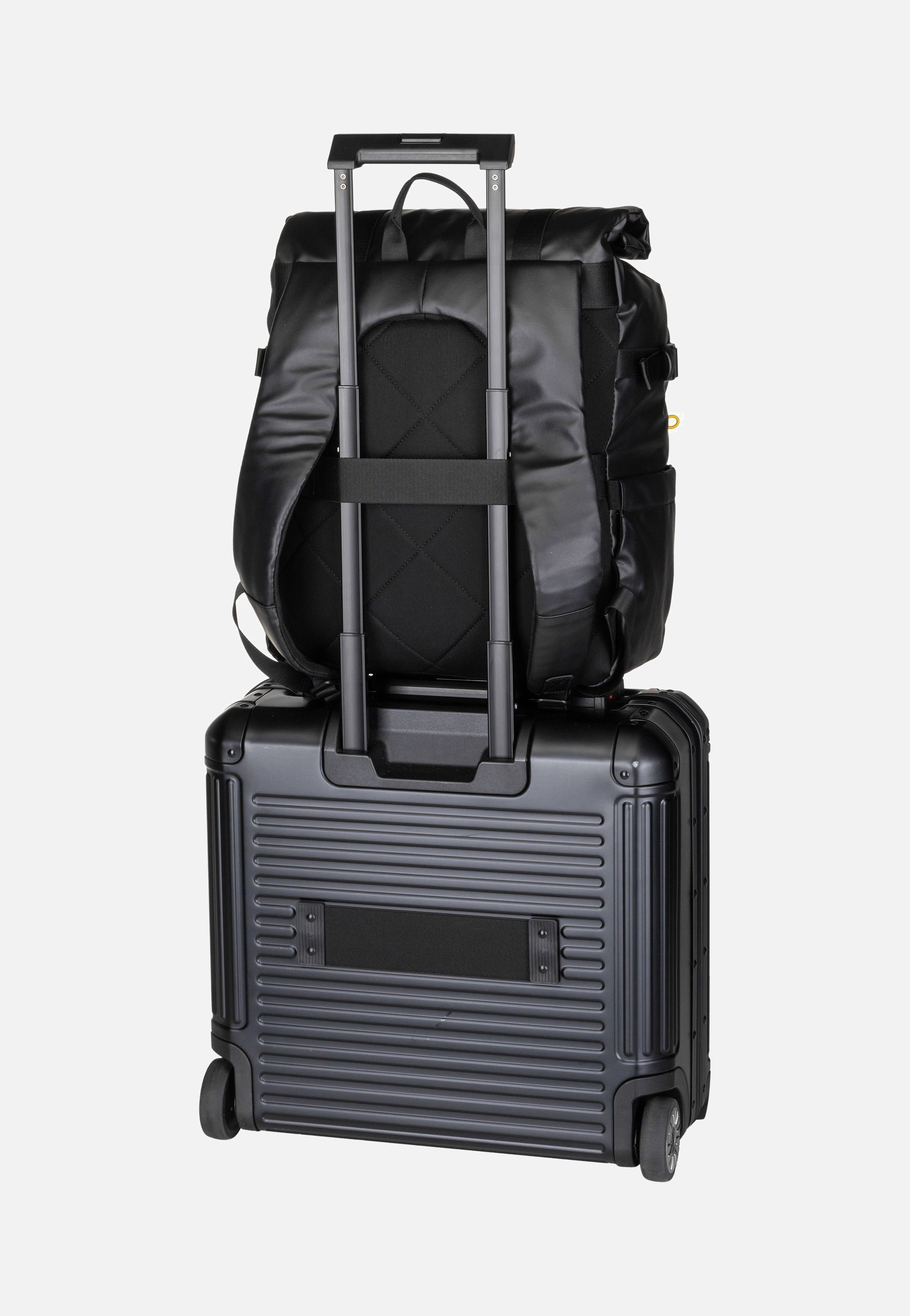 Mandarina Duck Eco Coated OST09 Black Backpack