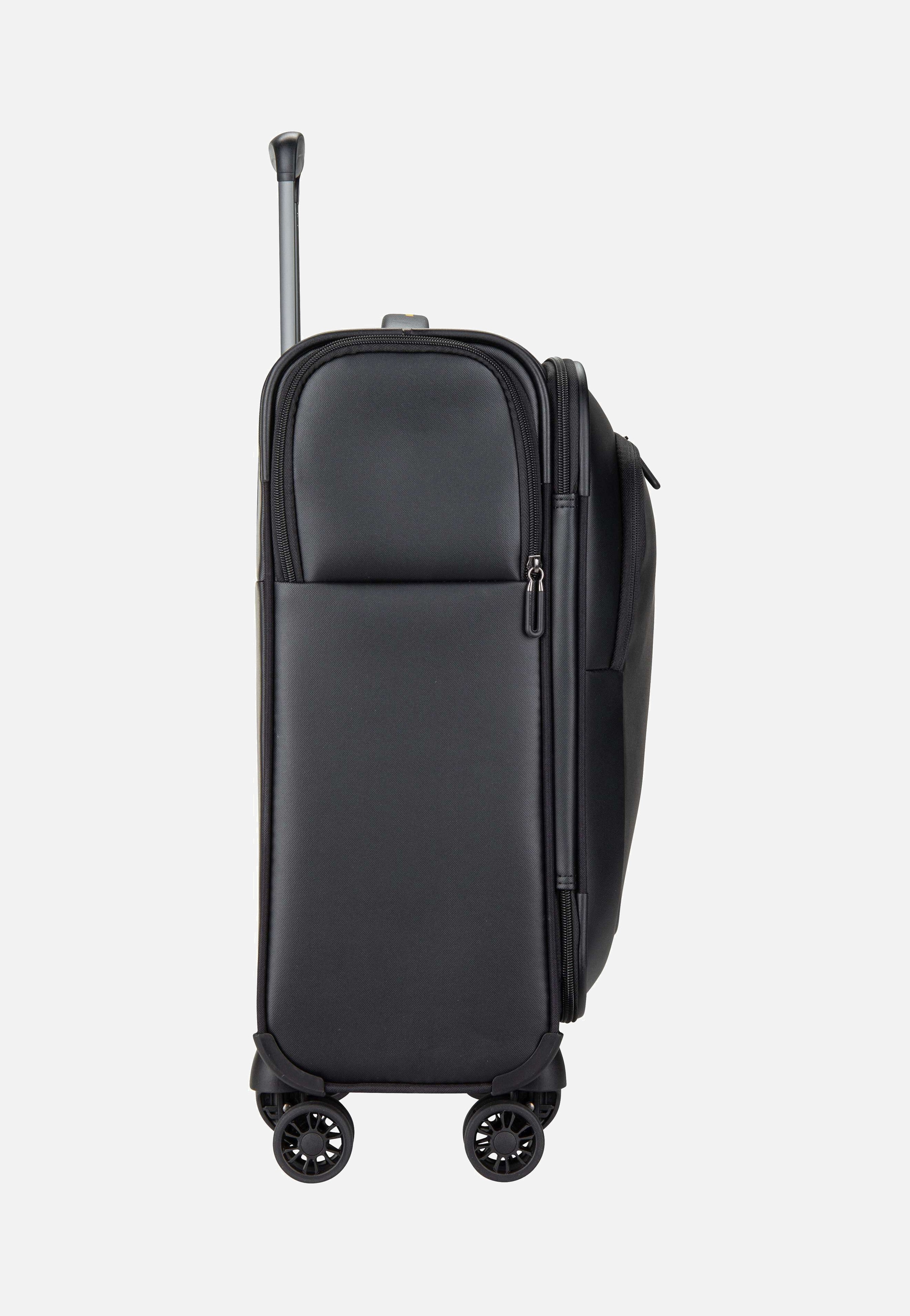 Mandarina Duck Eco Coated OSV01 Black Suitcase
