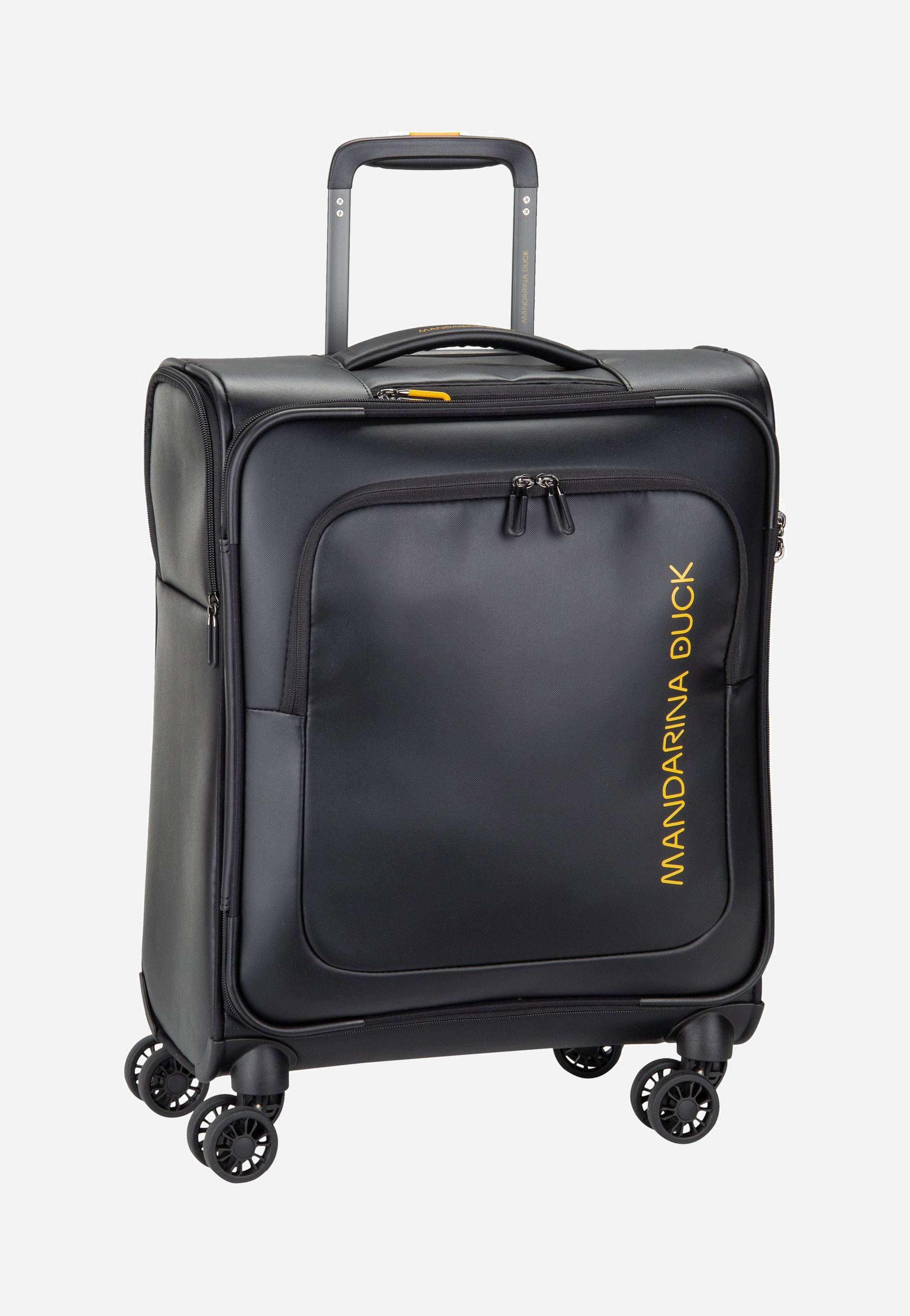 Mandarina Duck Eco Coated OSV01 Black Suitcase