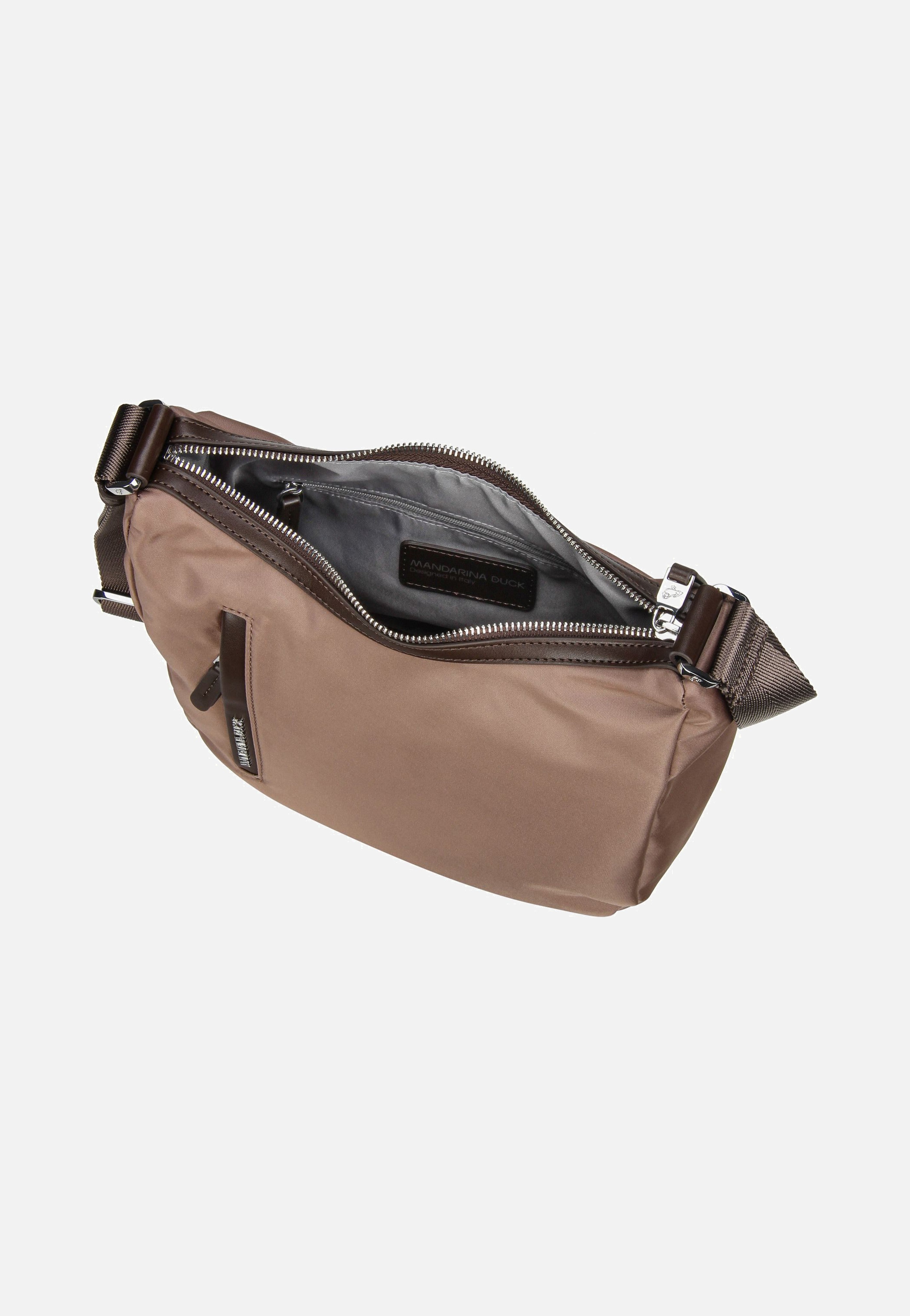 Mandarina Duck - Hunter Medium Hobo VCT40 Beaver - Hobo Bag | Women-Image