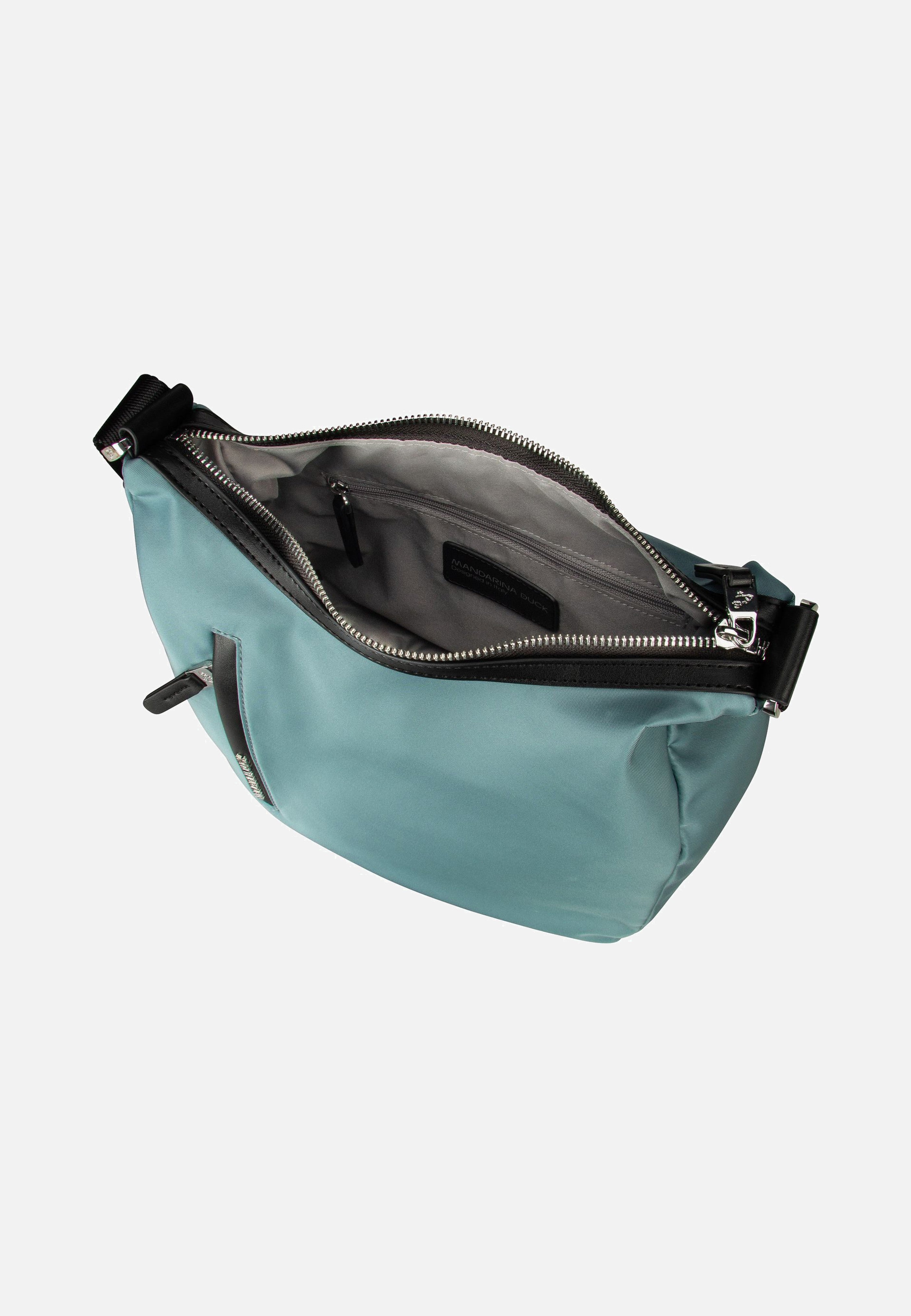Mandarina Duck - Hunter Medium Hobo VCT40 Smoke Blue - Hobo Bag | Women-Image