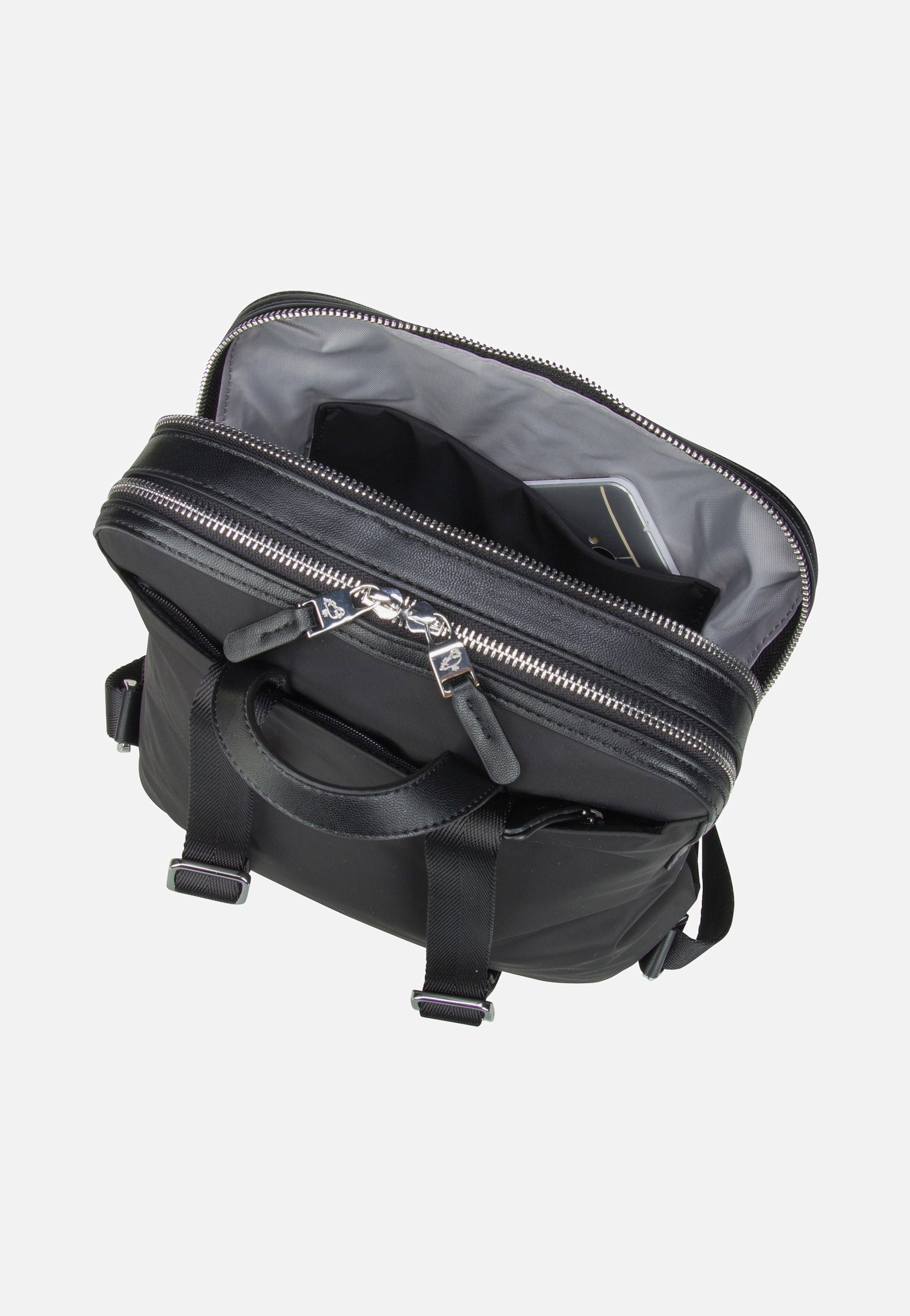 Mandarina Duck - Hunter Small VCT08 Black - Backpack | Women-Image