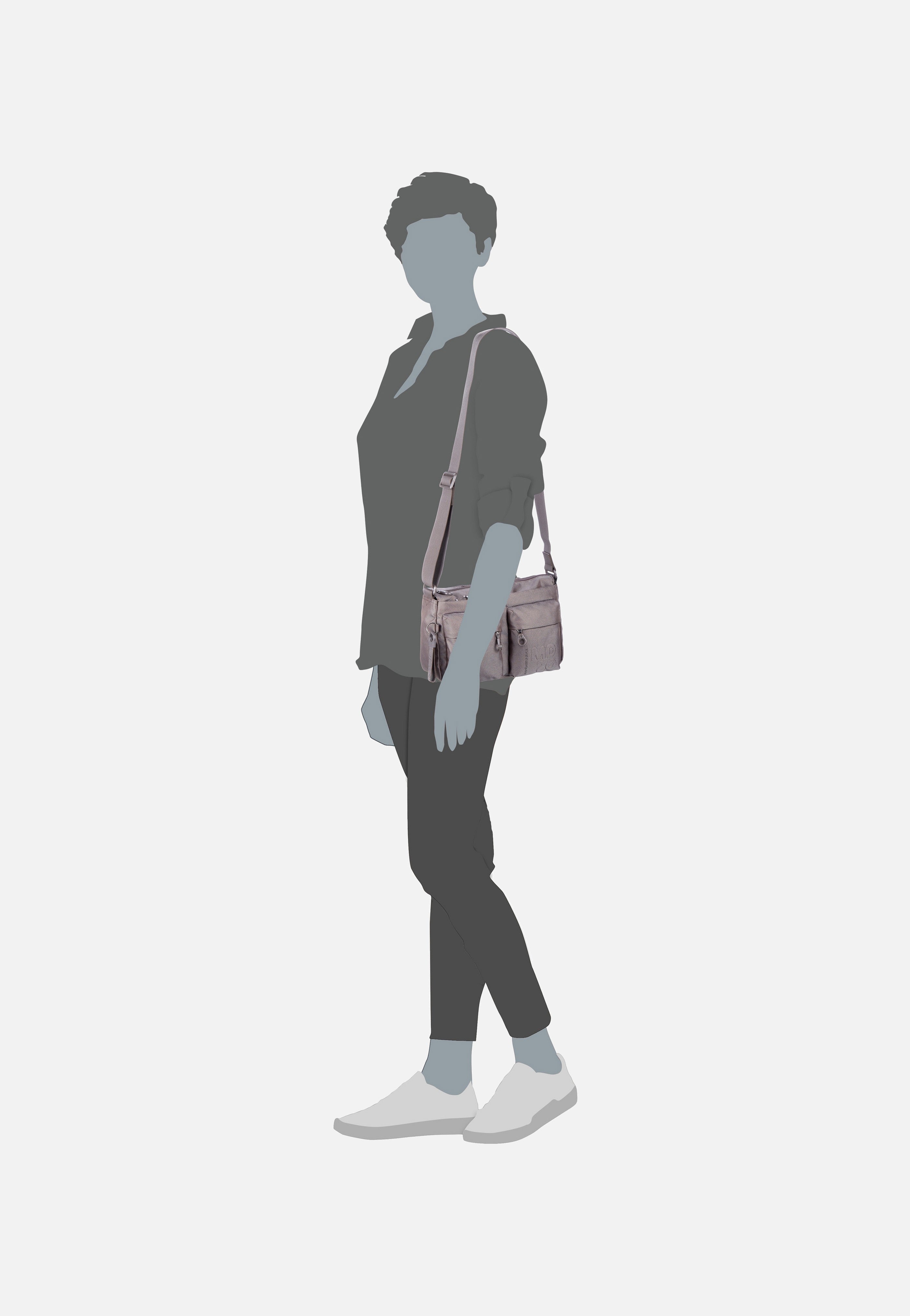 Mandarina Duck MD20 QMTX5 Taupe Crossbody Bag