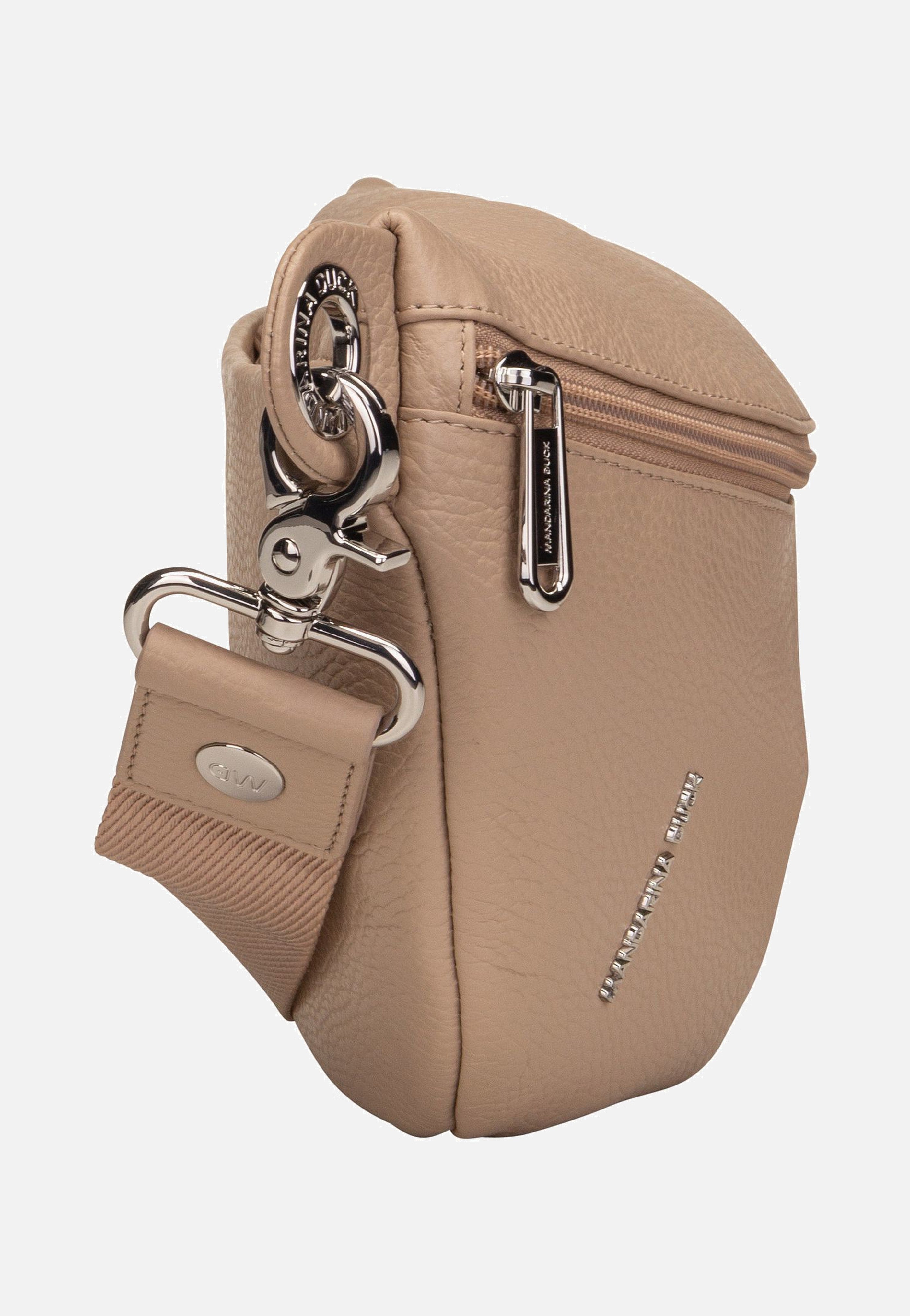 Mandarina Duck Mellow Leather Bum Bag FZT73 Warm Taupe Fanny Pack