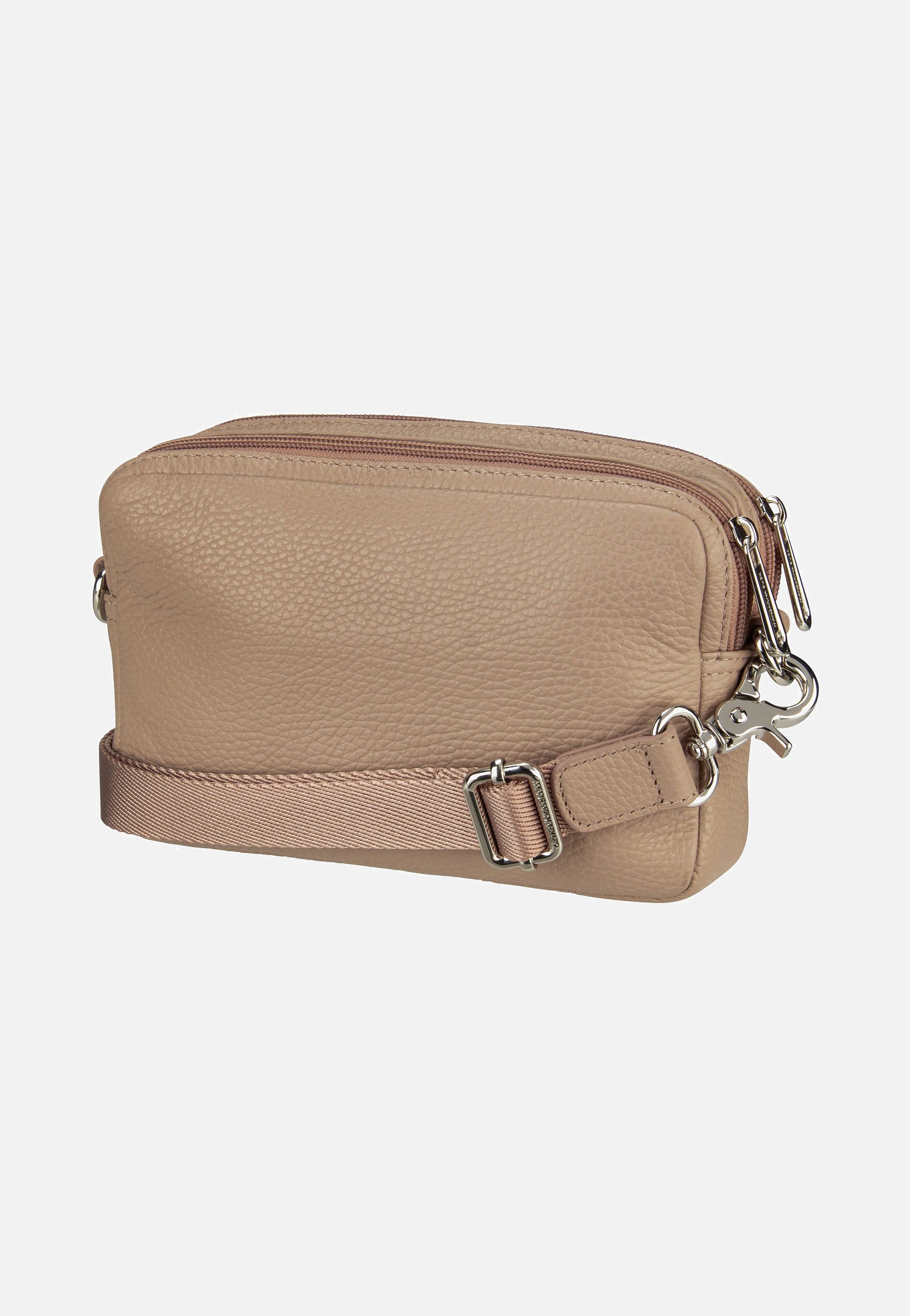 Mandarina Duck Mellow Leather FZT13 Warm Taupe Crossbody Bag