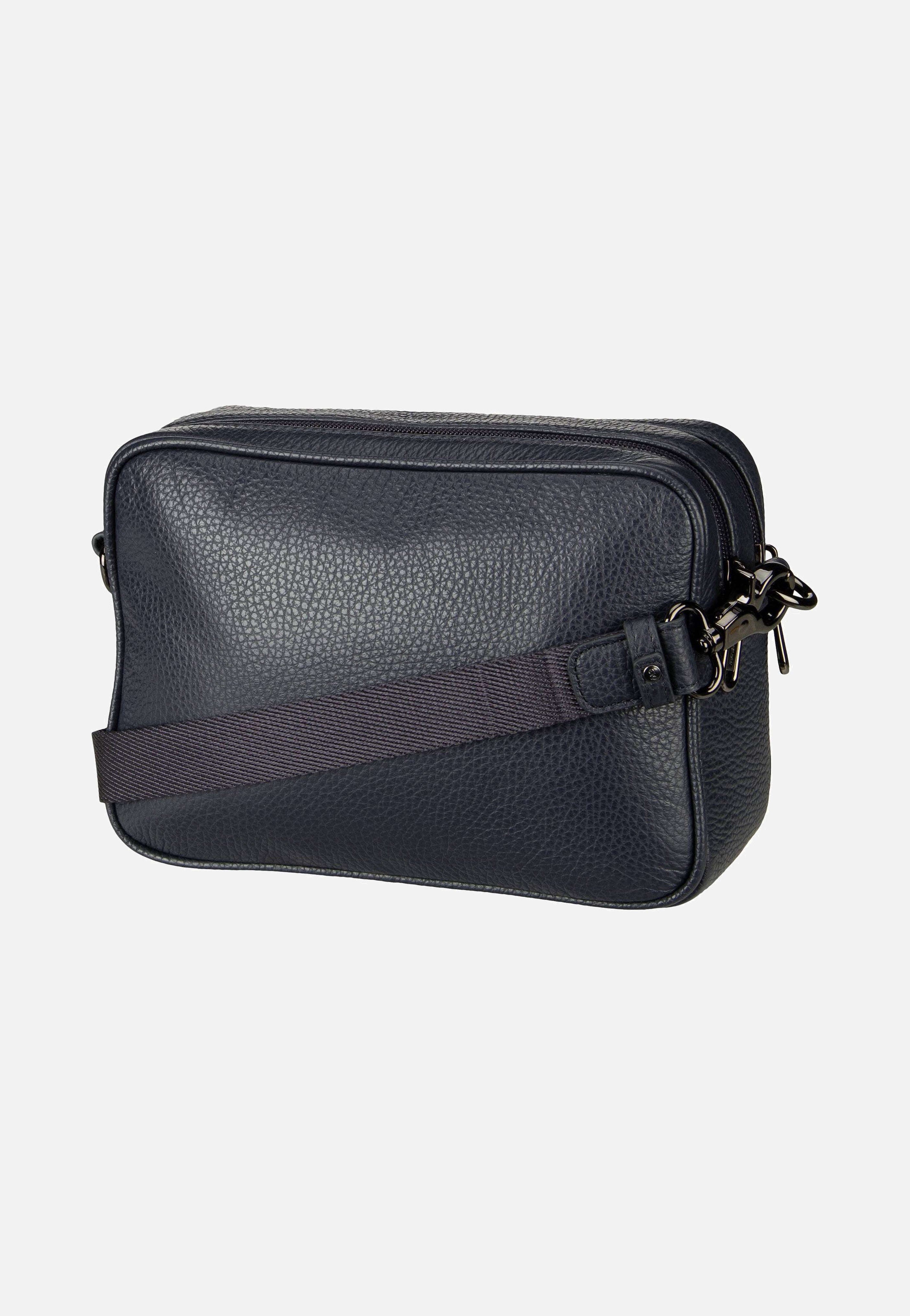 Mandarina Duck Mellow Leather FZT83 Dress Blue Shoulder Bag
