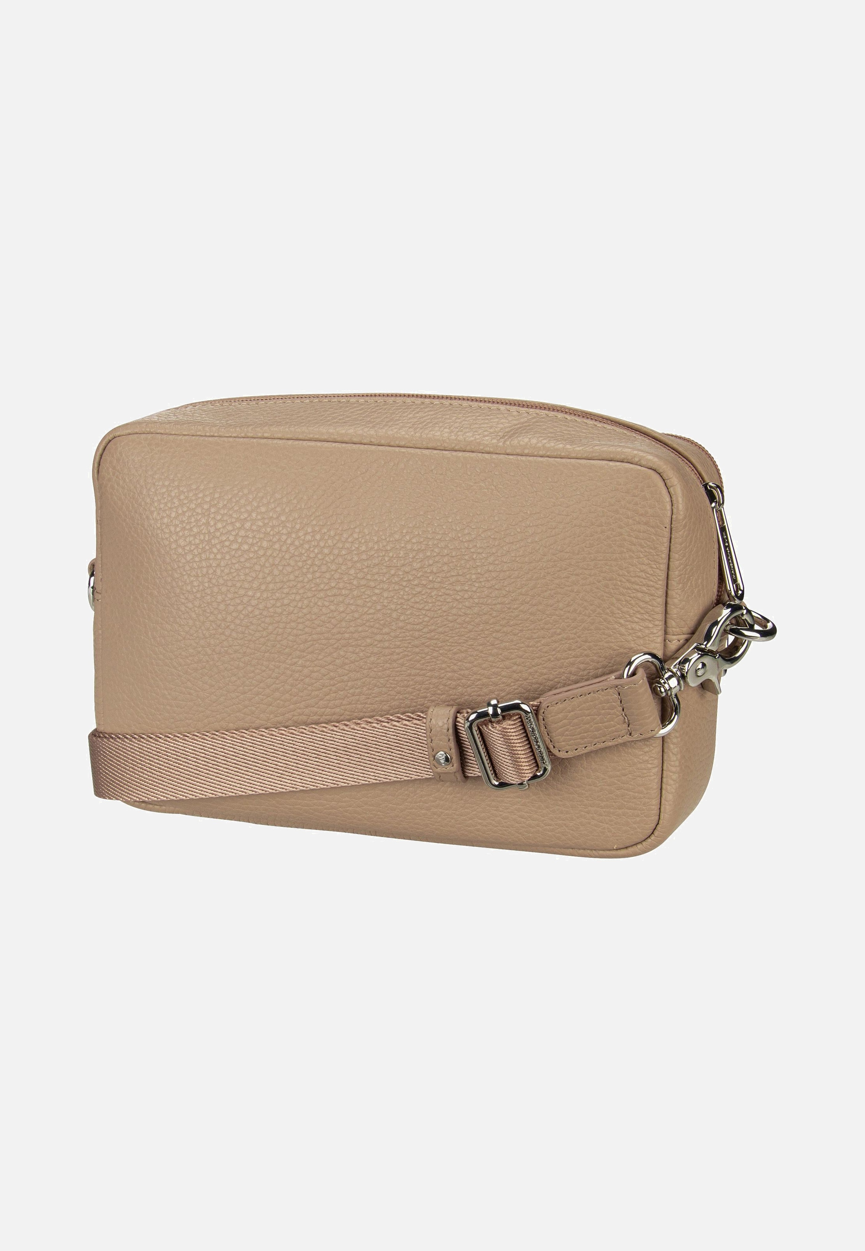 Mandarina Duck Mellow Leather Camera Case FZT11 Warm Taupe Crossbody Bag