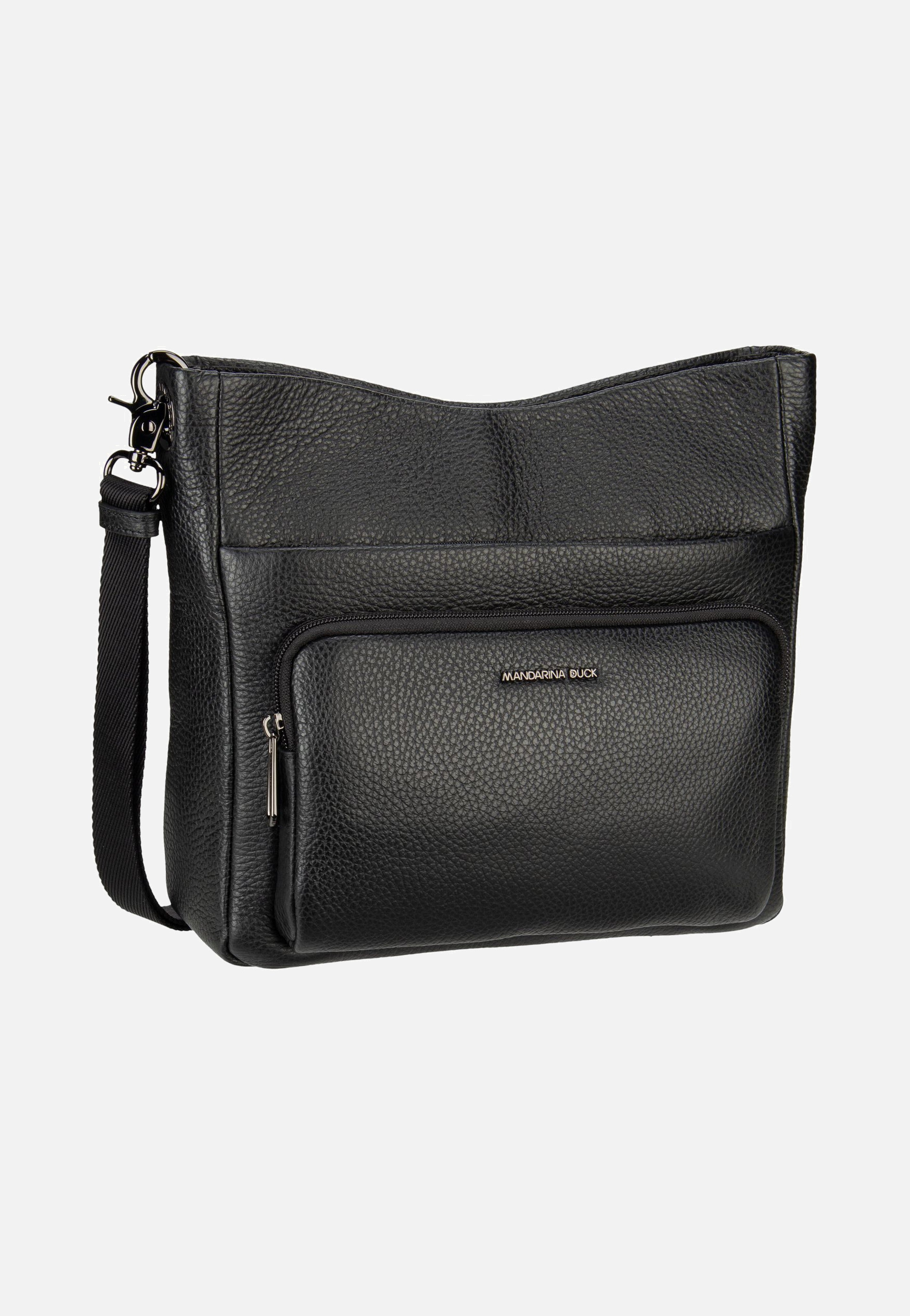Mandarina Duck Mellow Leather FZT10 Nero Crossbody Bag