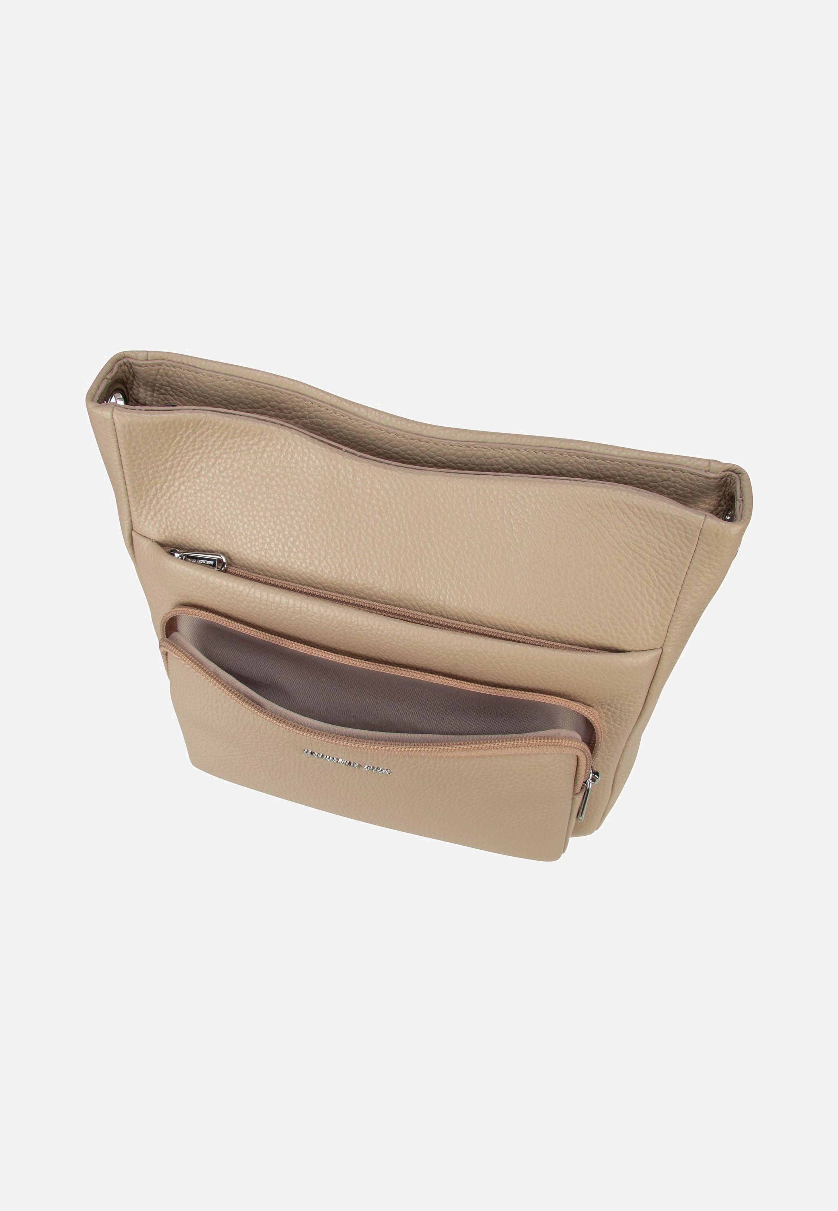 Mandarina Duck Mellow Leather FZT10 Warm Taupe Crossbody Bag
