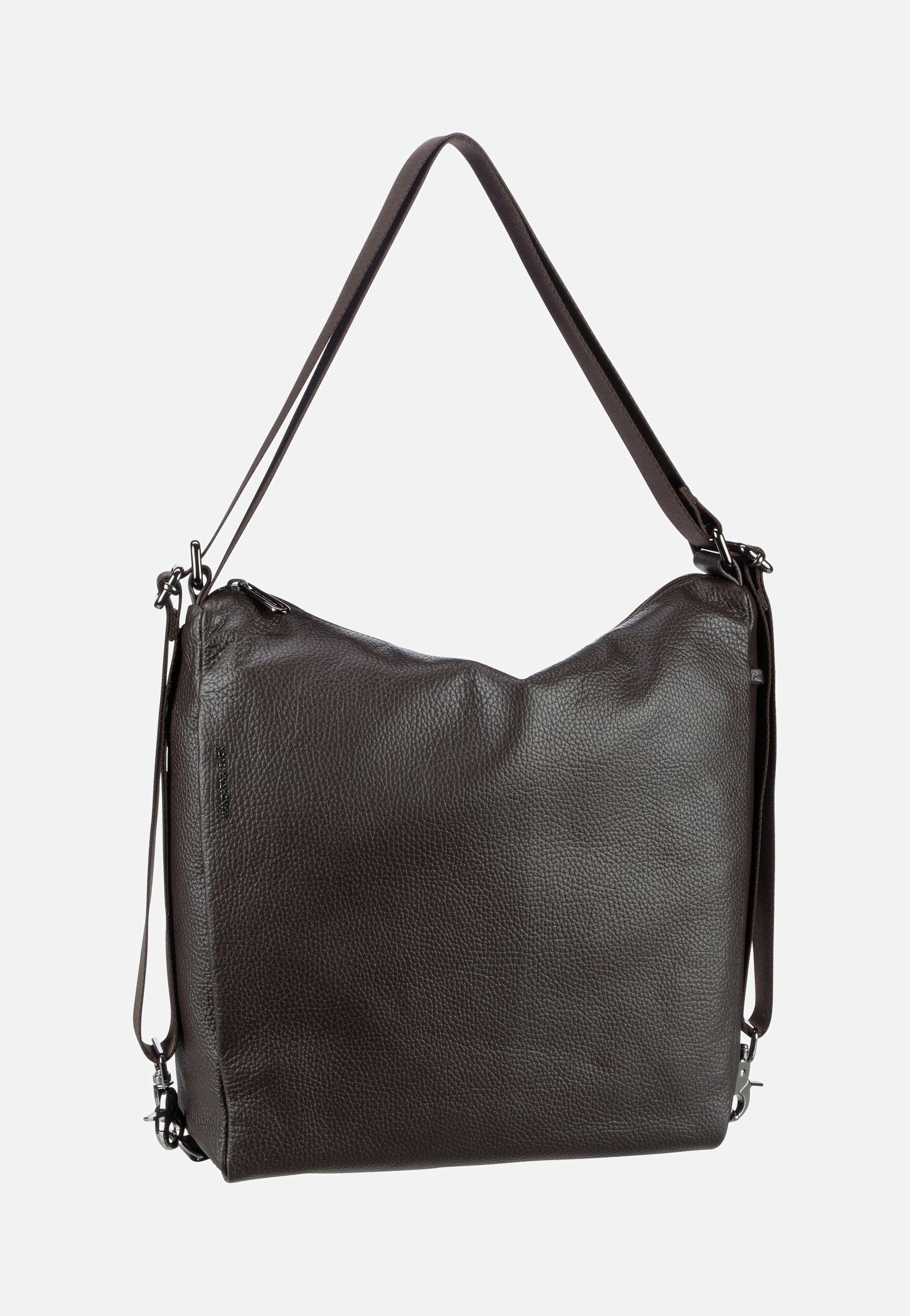 Mandarina Duck - Mellow Leather Hobo FZT72 Mole - Backpack | Women-Image