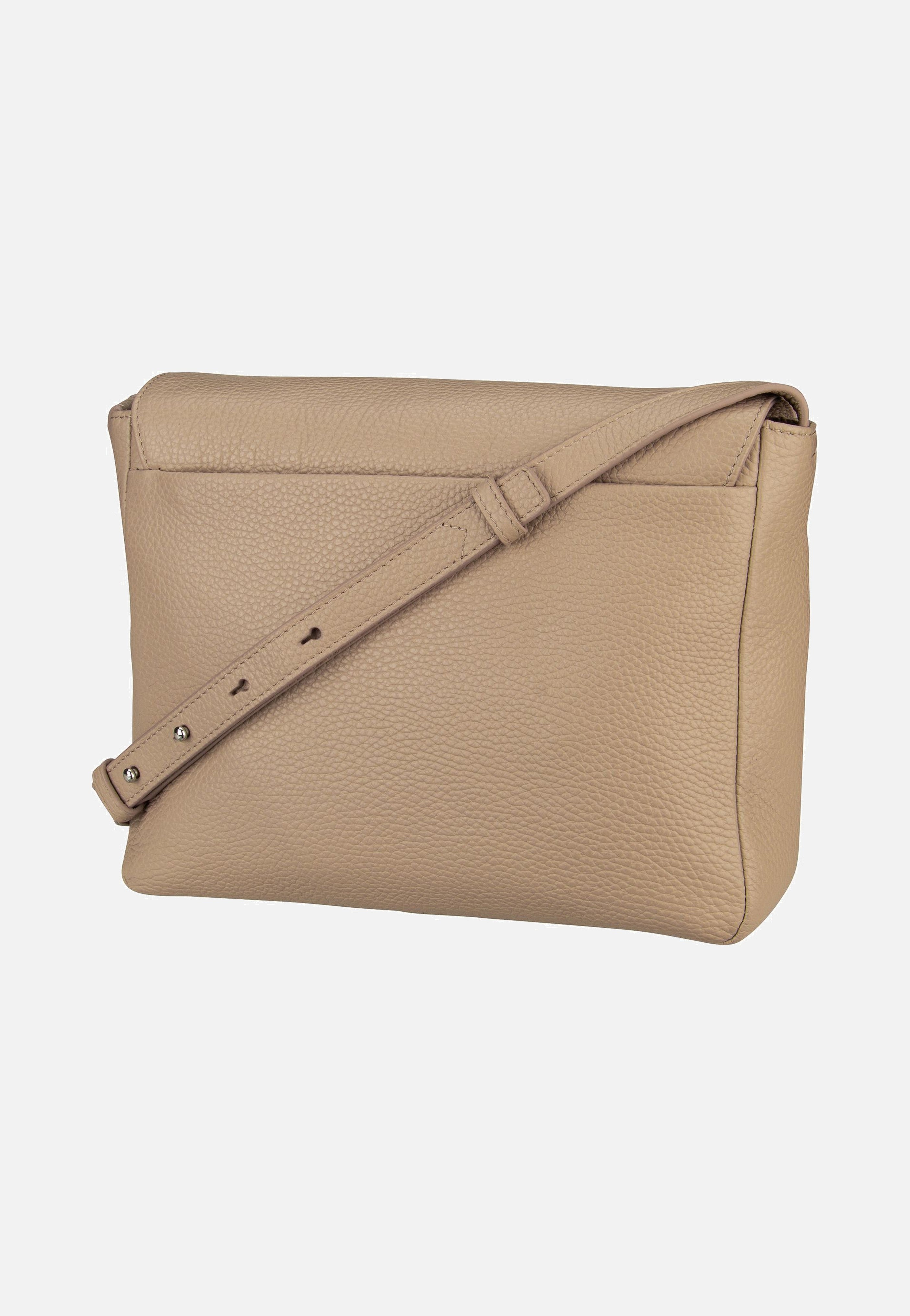 Mandarina Duck Mellow Leather Hunting Bag FZT14 Warm Taupe Crossbody Bag