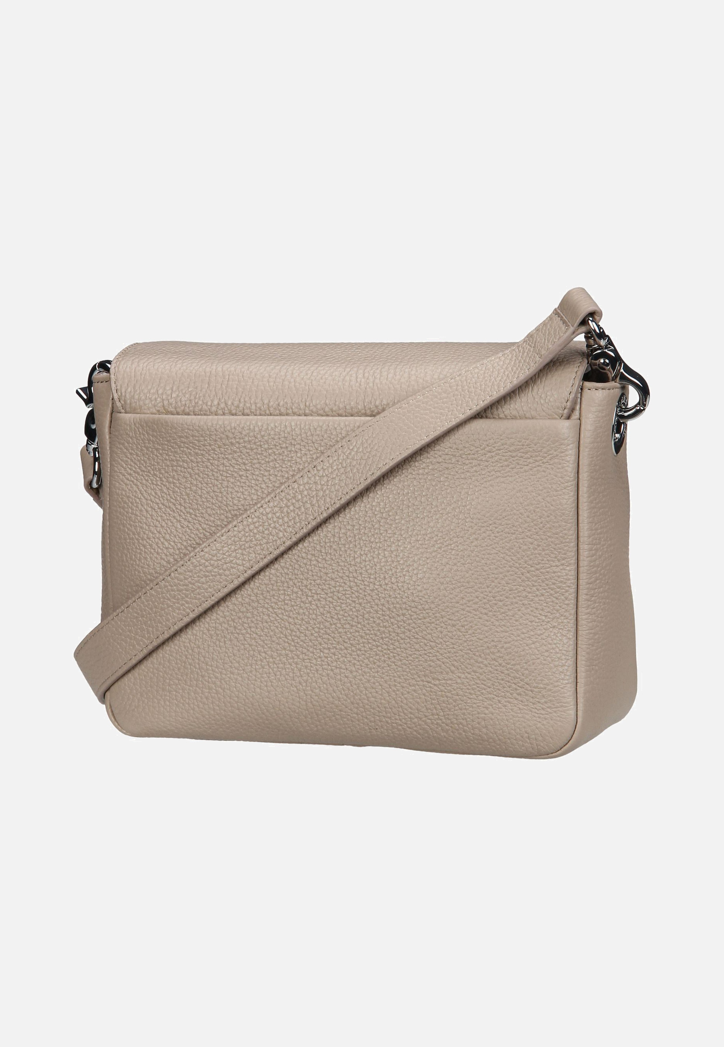 Mandarina Duck Mellow Leather Hunting Bag FZT69 Warm Taupe Crossbody Bag