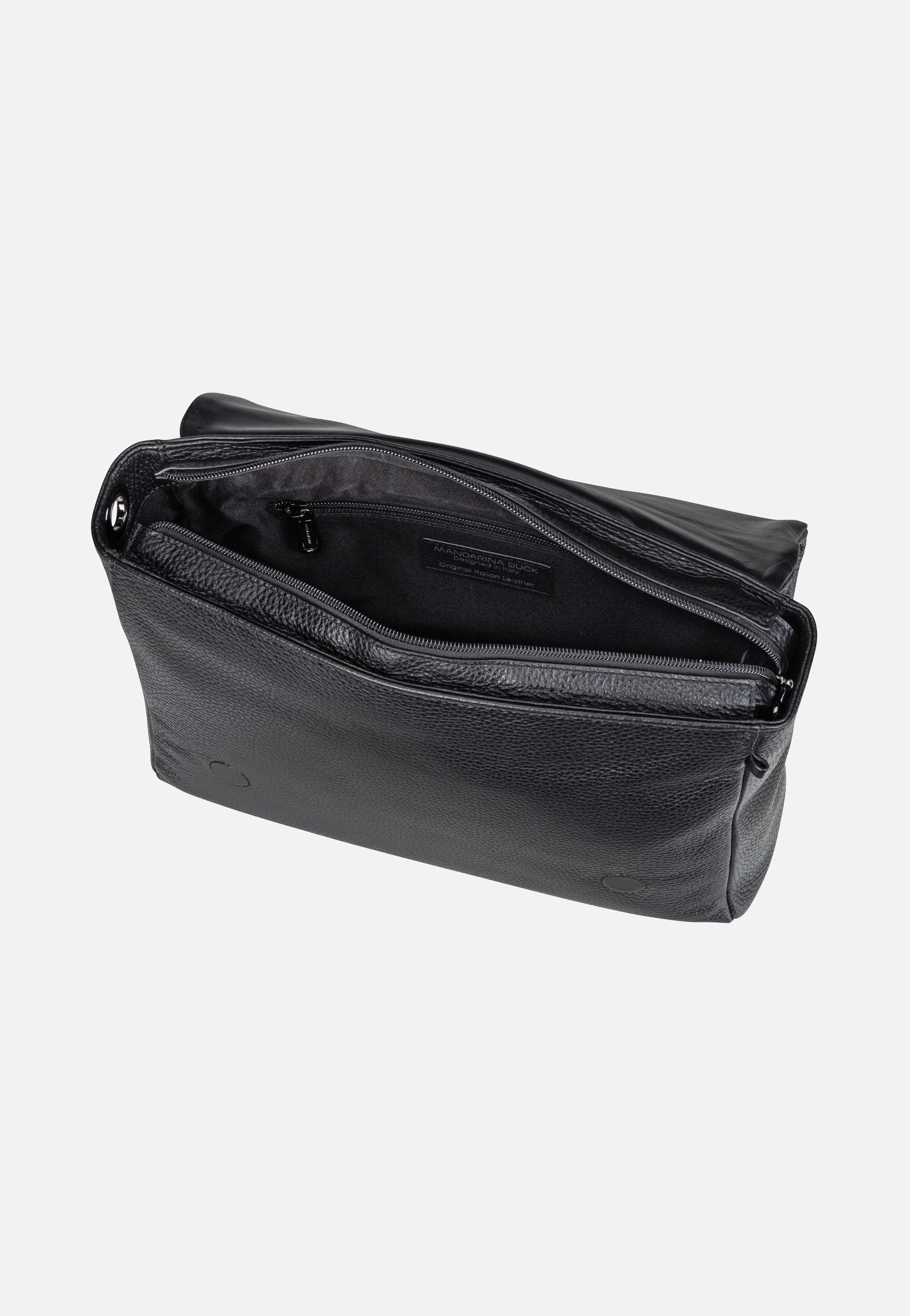 Mandarina Duck - Mellow Leather FZT39 Nero - Messenger Bag | Women-Image