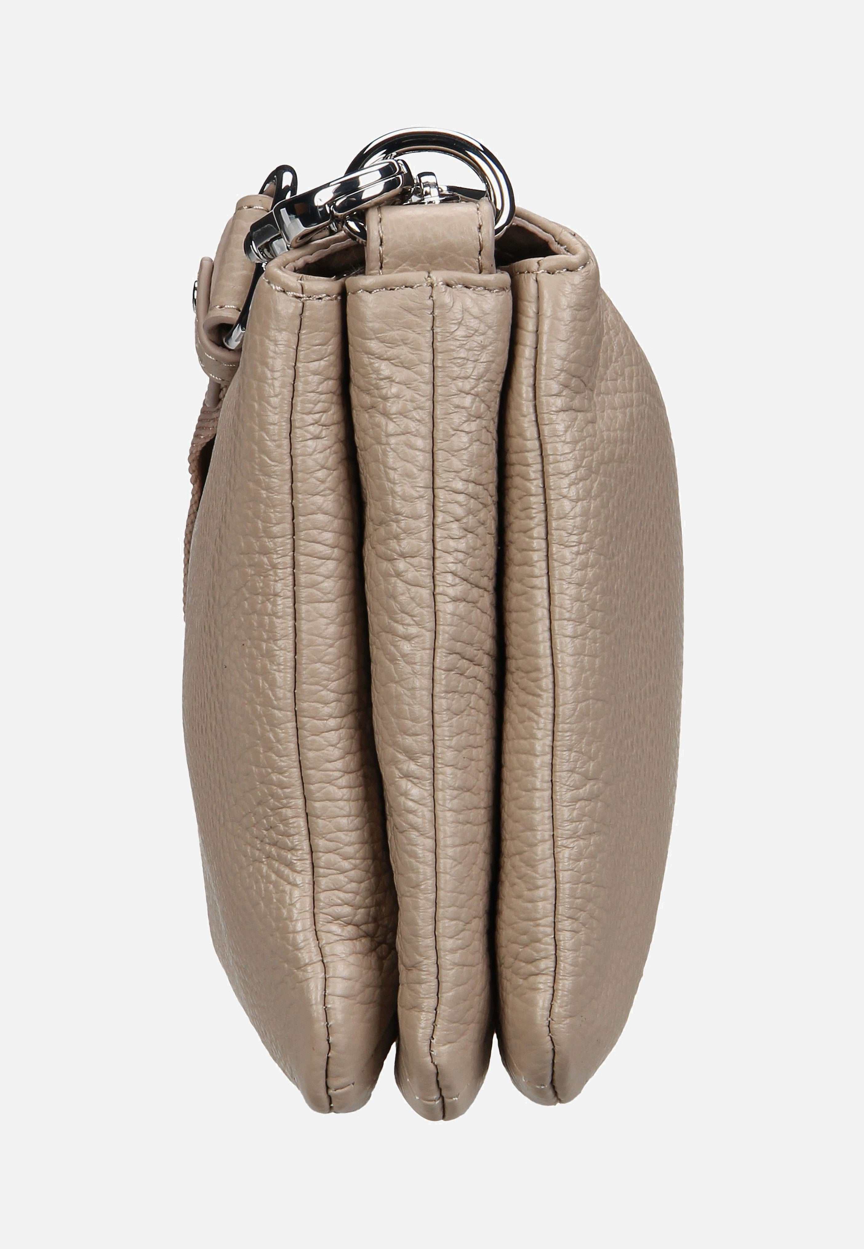 Mandarina Duck Mellow Leather Pochette FZT82 Warm Taupe Crossbody Bag