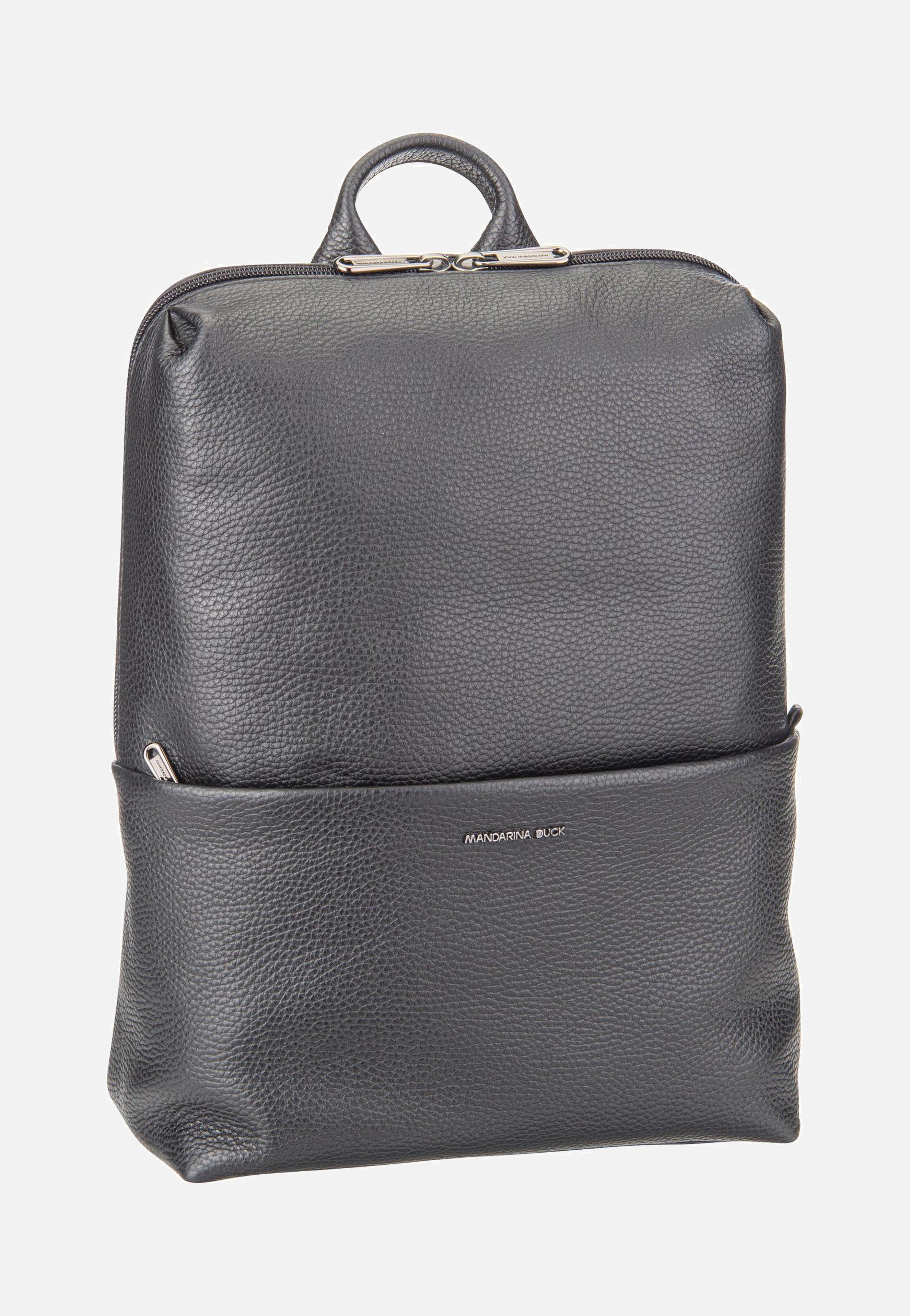 Mandarina Duck Mellow Leather Squared FZT38 Nero Backpack