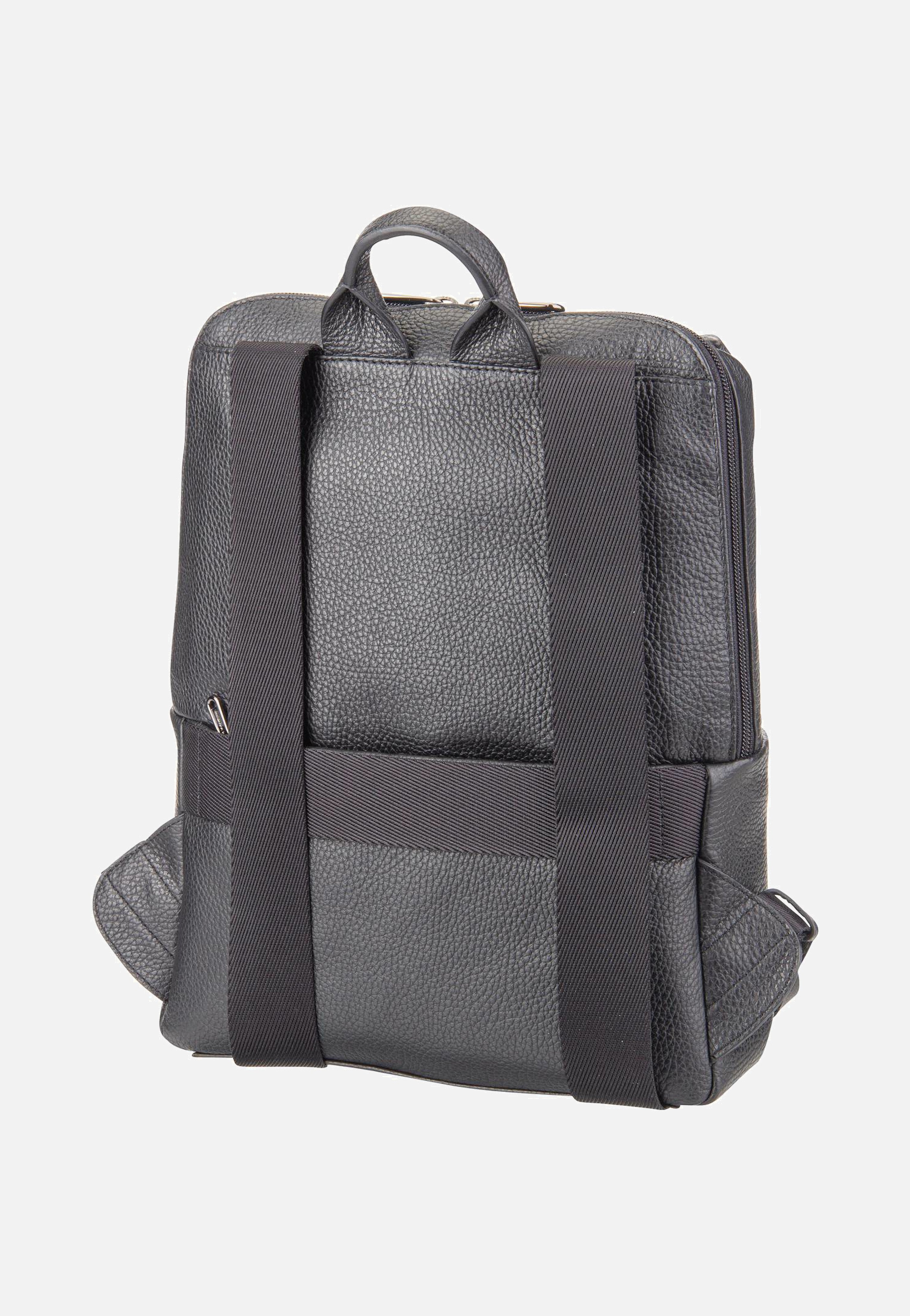 Mandarina Duck Mellow Leather Squared FZT38 Nero Backpack