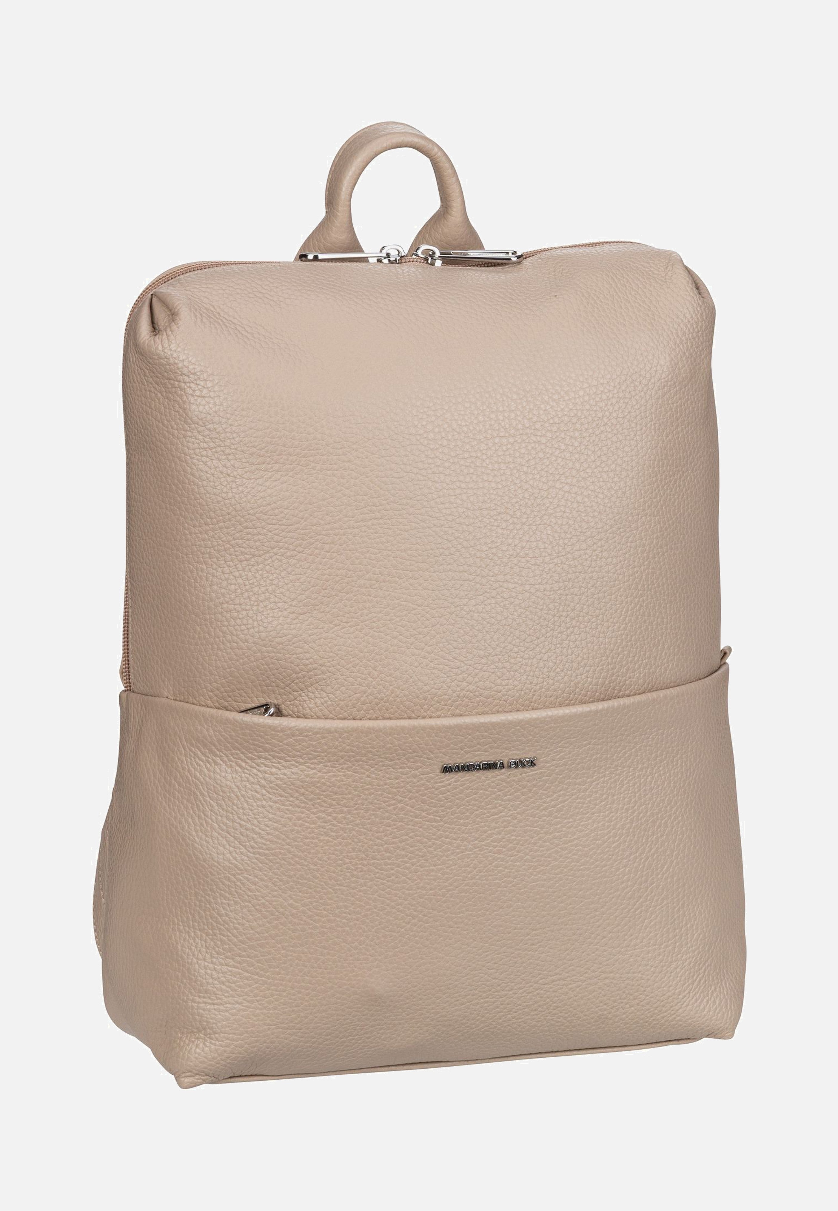 Mandarina Duck Mellow Leather Squared FZT38 Warm Taupe Backpack